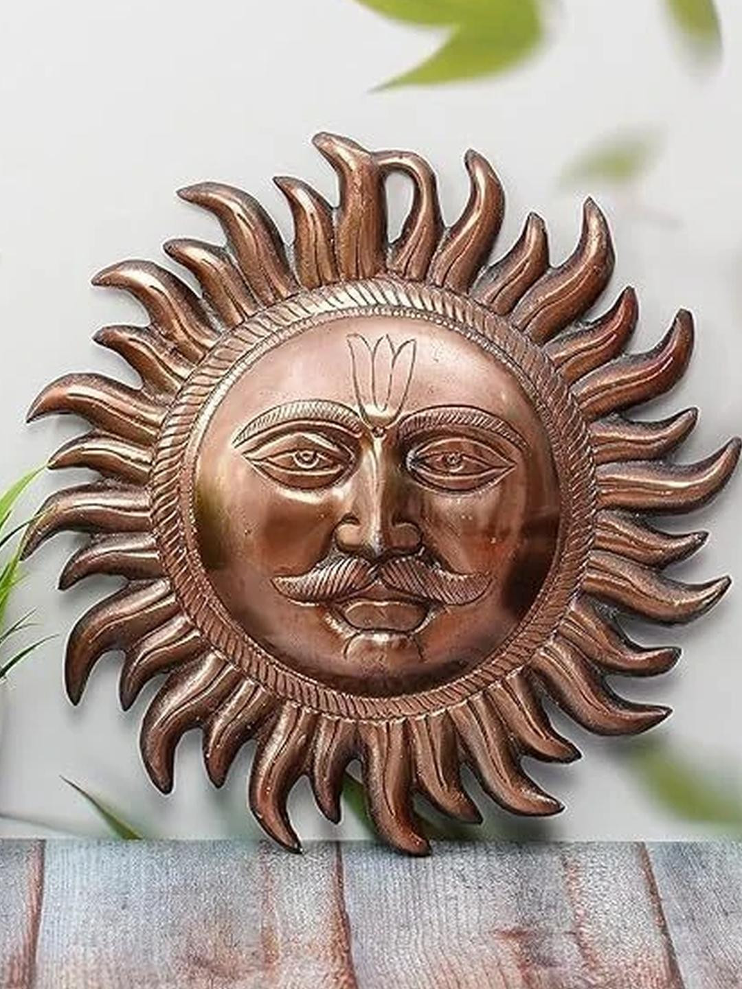 ASTRO-D Copper Sun Surya Dev Idol Vastu Remedy (Pack of 1