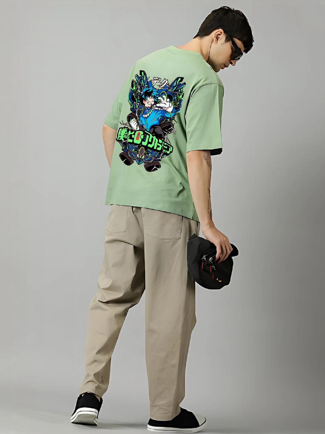 MEGAKART Men My Hero Academia: Deku Oversize Tee