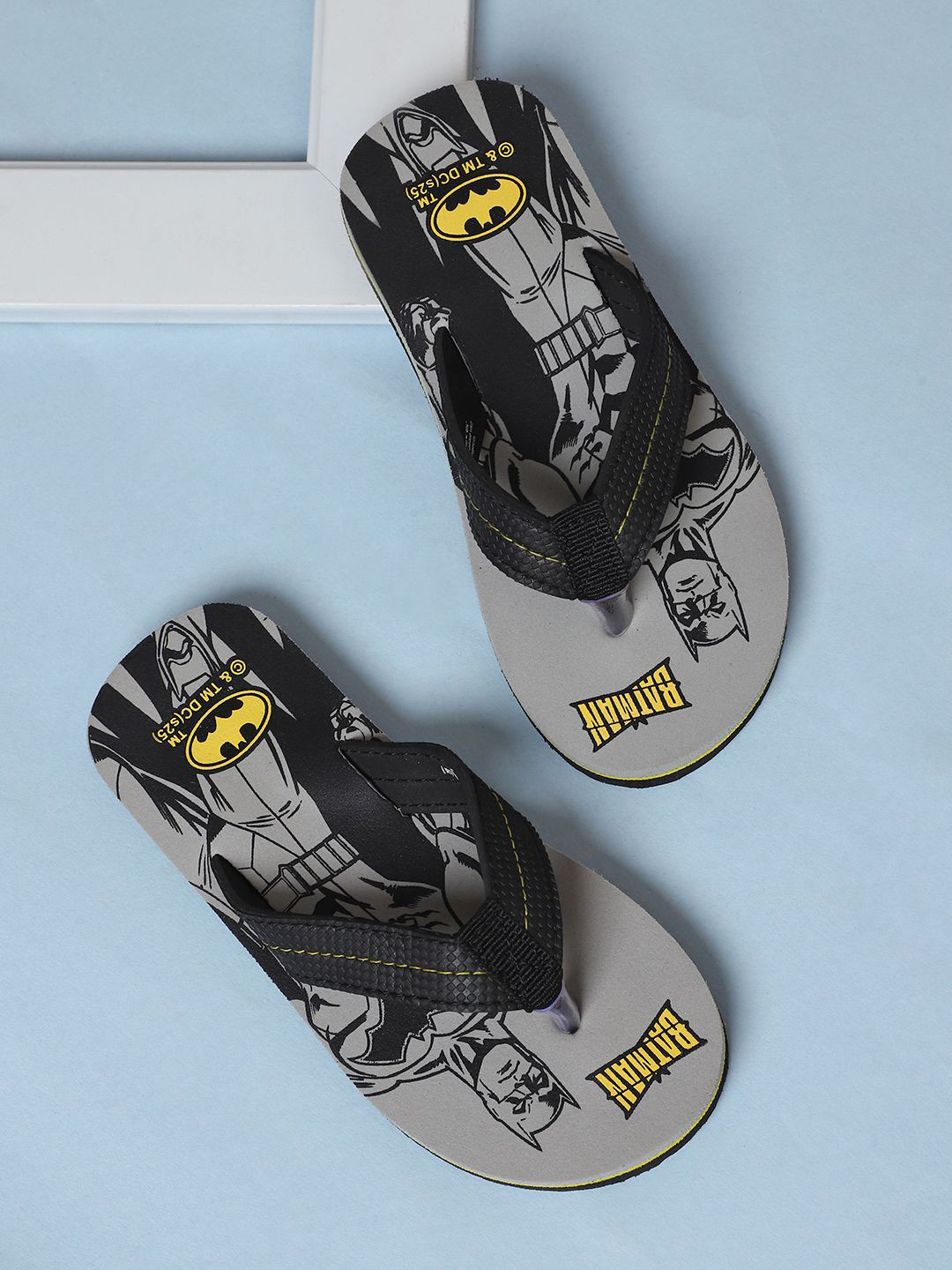 Kids Ville Boys Batman Printed thongs Flip-Flops