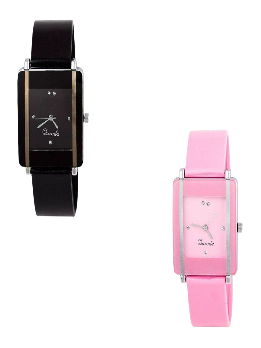 THE SHOPOHOLIC Girls Embellished Dial & Wrap Around Straps Analogue 2 Watch combo-52