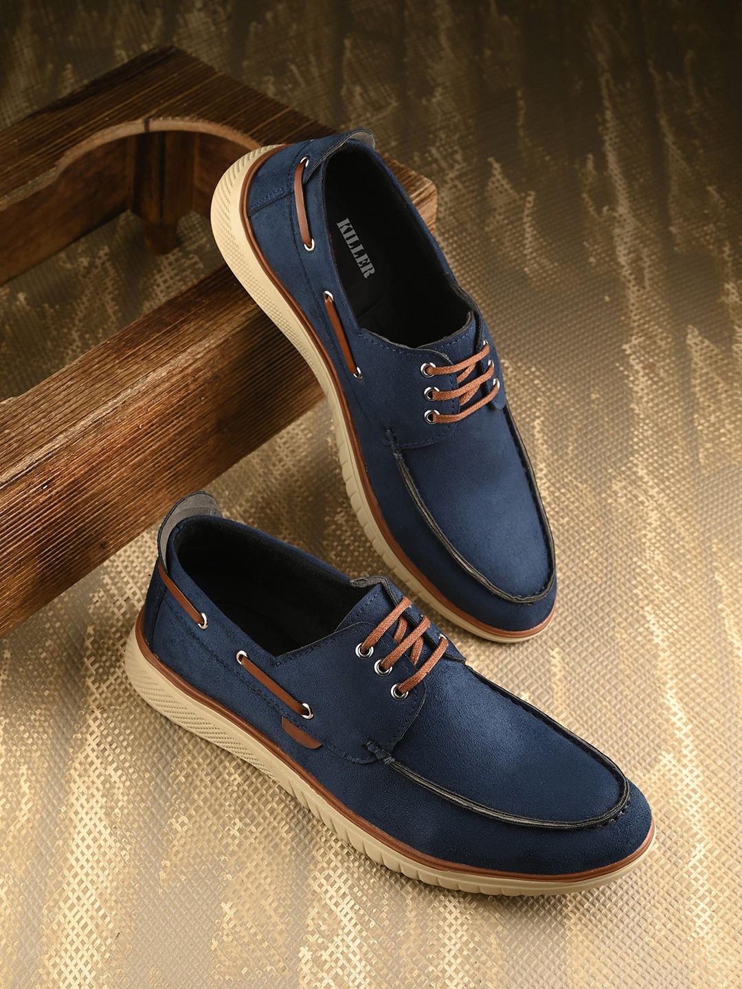 Killer Men Lace-Ups Leather Loafers