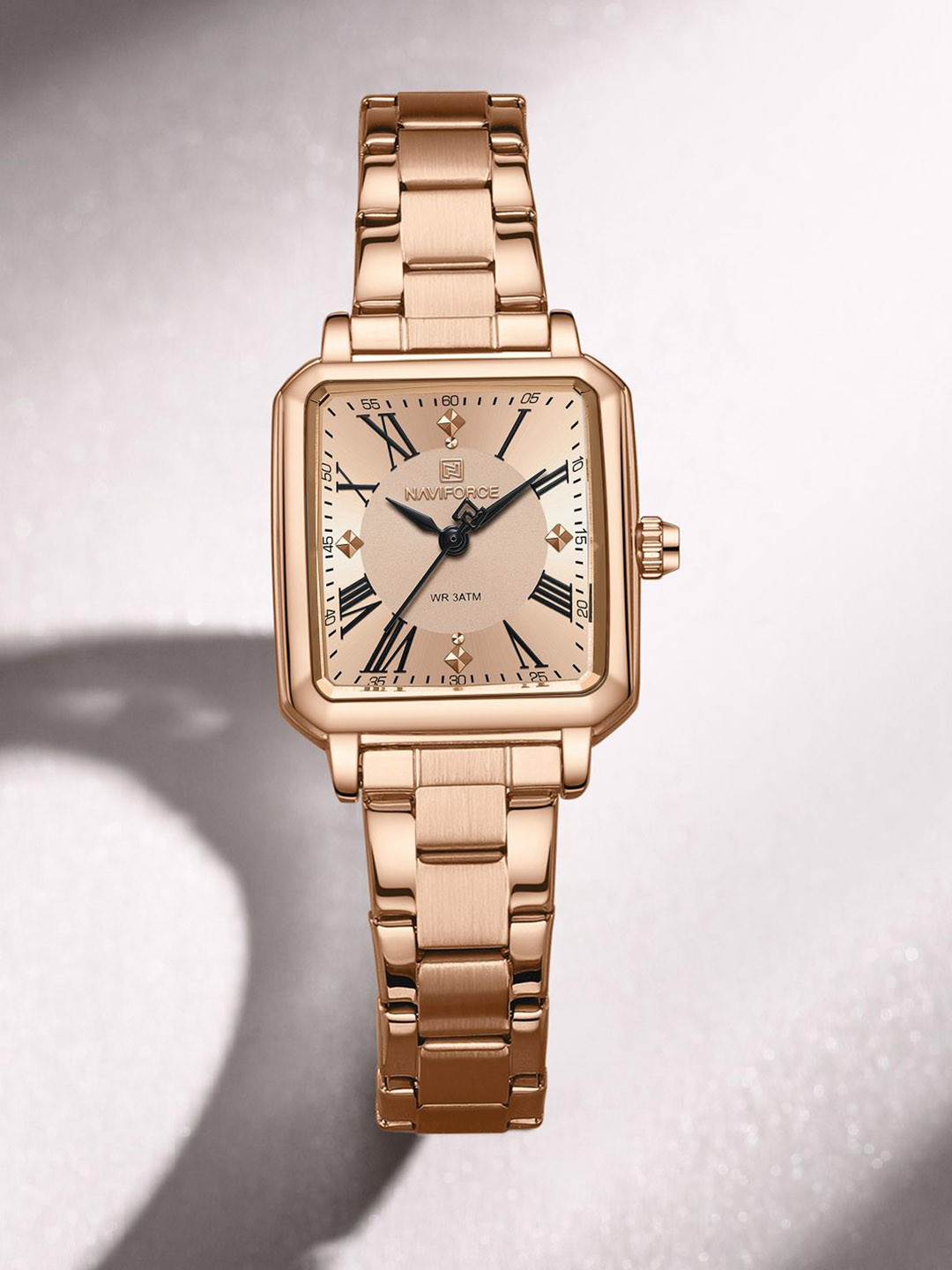 Naviforce Women Dial & Stainless Steel Analogue Watch NF5065_RG RG