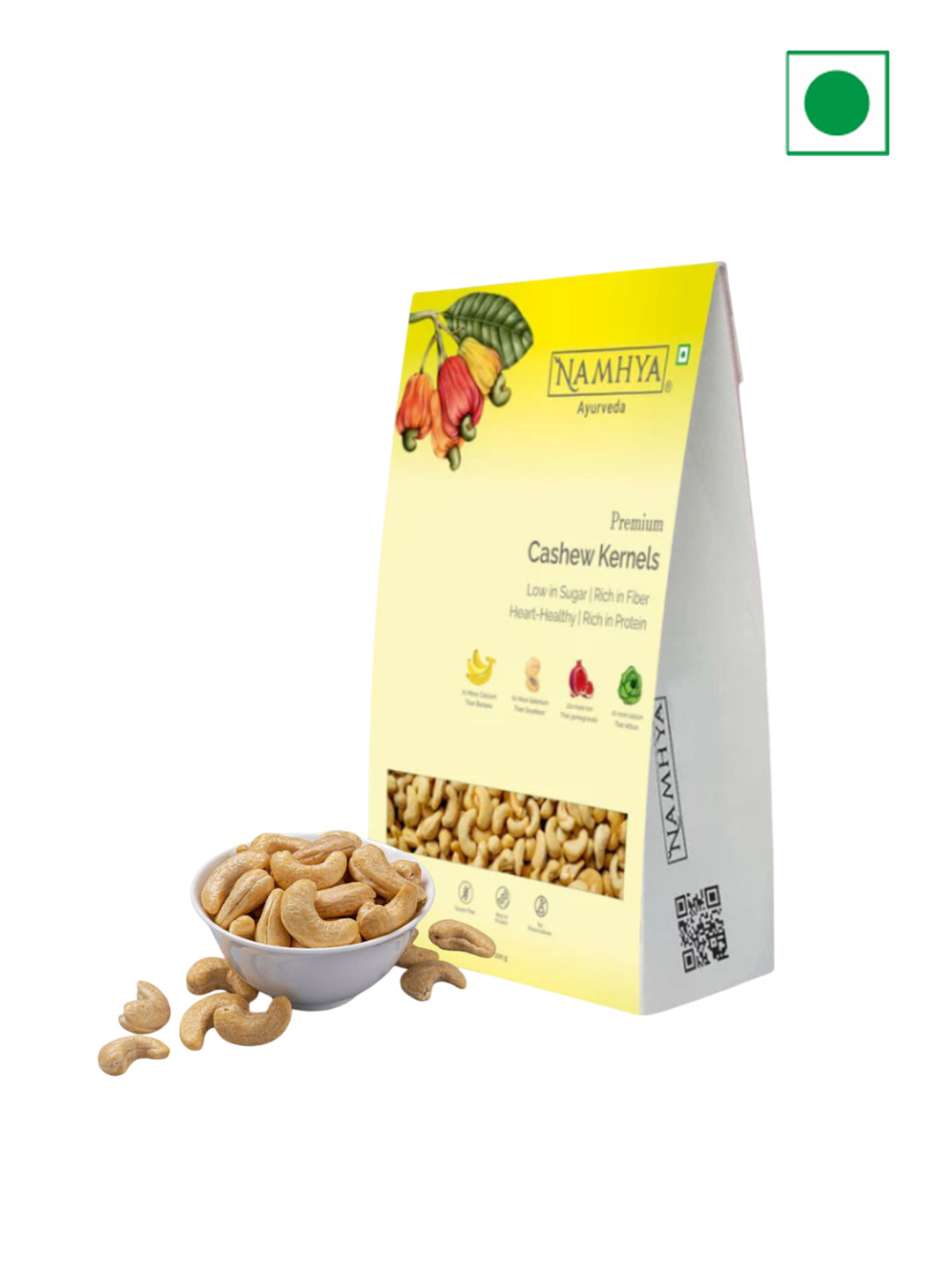 NAMHYA Premium Cashew Kernels - 200 g