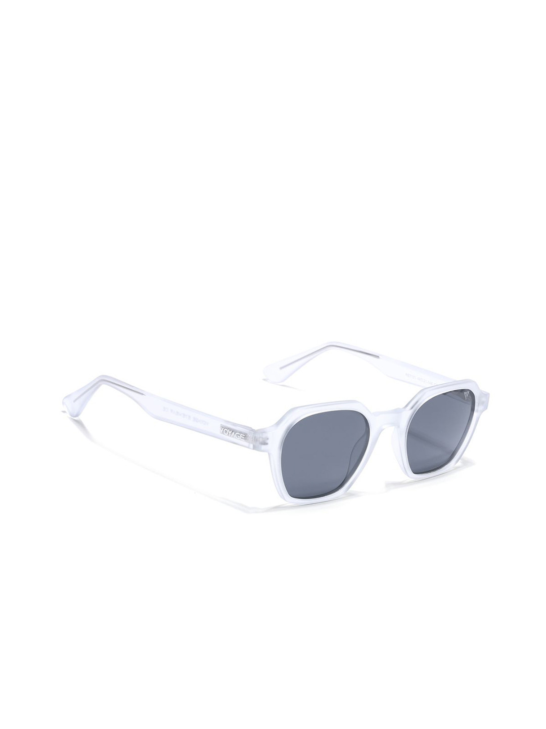Voyage Unisex Transparent Frame Square Polarized Sunglasses 7112PMG7293