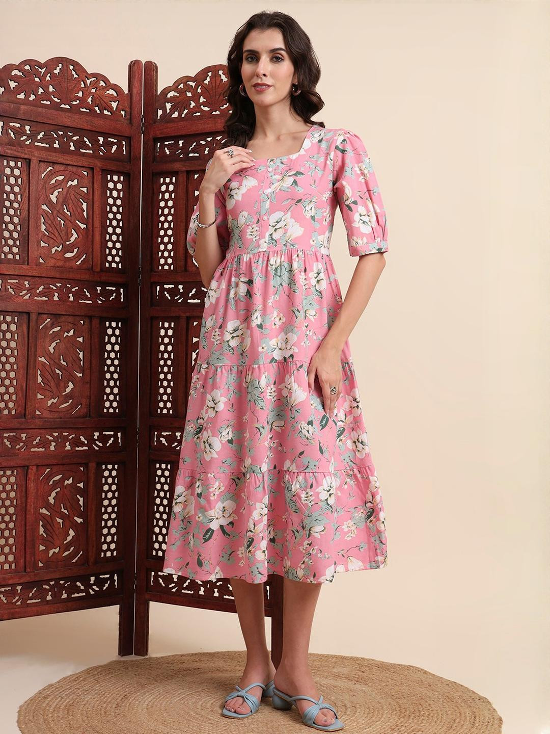 Re-You Women Pink Kurtas