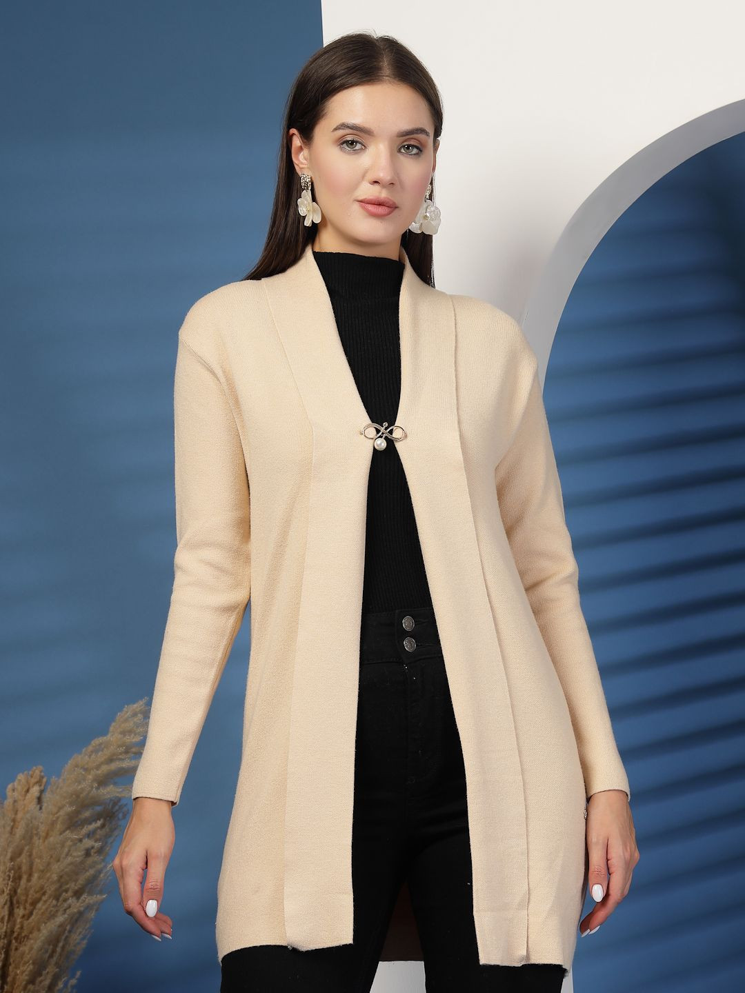 Juelle Women Longline Woolen Shrug