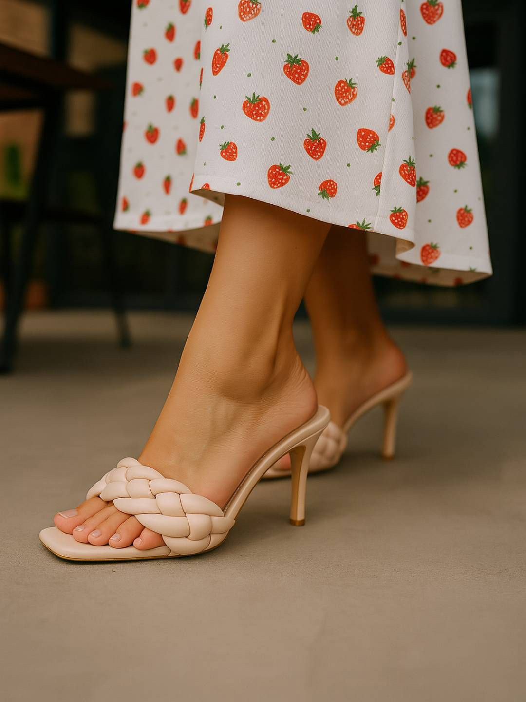 GLO GLAMP Cavern Pink Step Up Heel