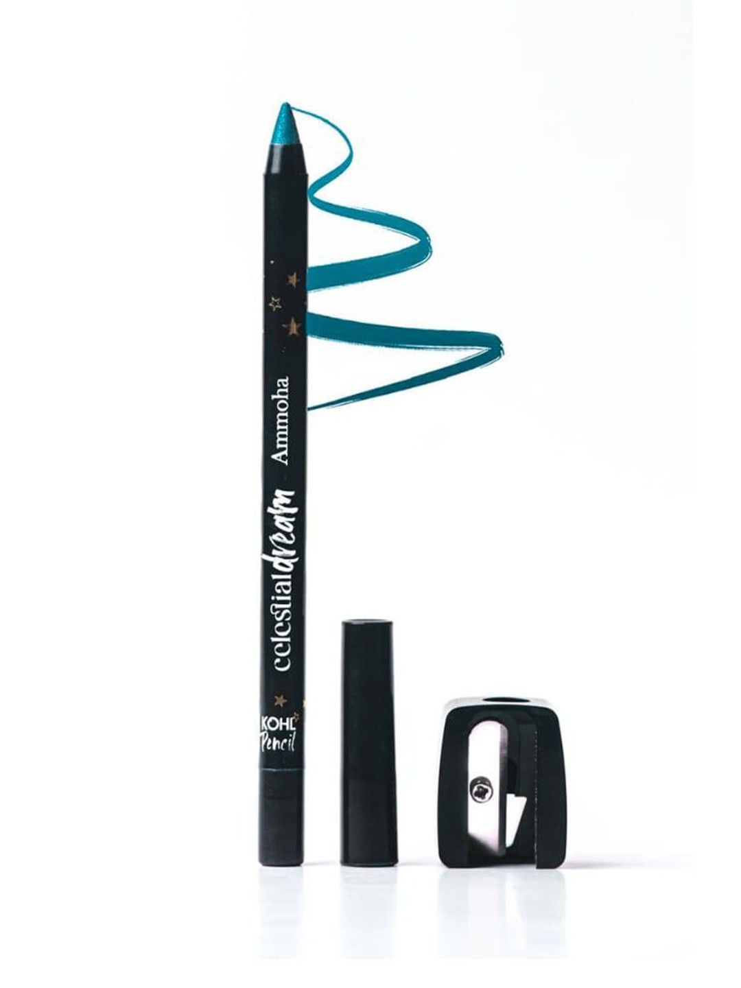 Ammoha Cosmetics Waterproof Kohl Pencil - Turquoise Blue