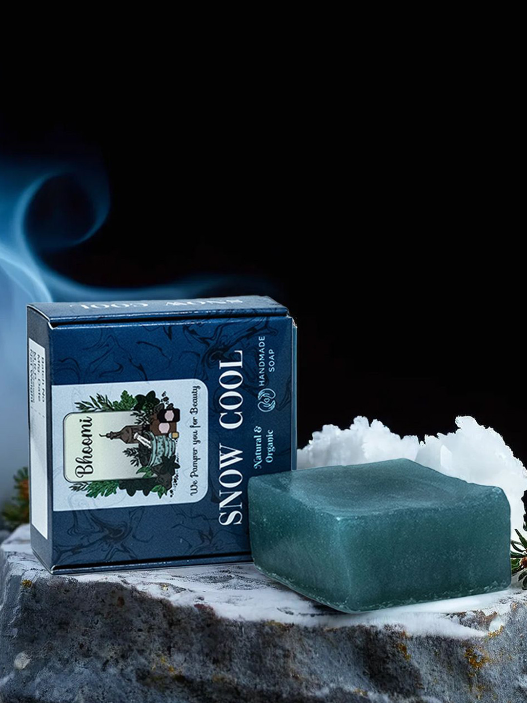 BHOOMI HERBAL INDIA Set Of 9 Snowcool Soaps - 90 g Each