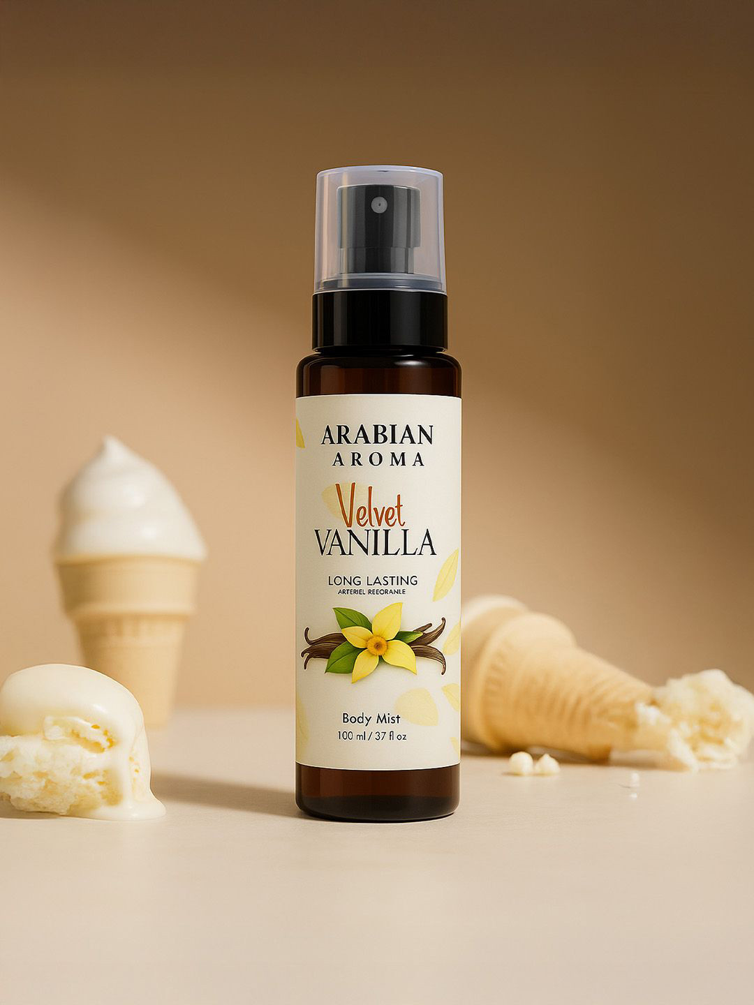 Arabian Aroma Velvet Vanilla Long Lasting Body Mist- 110 ml