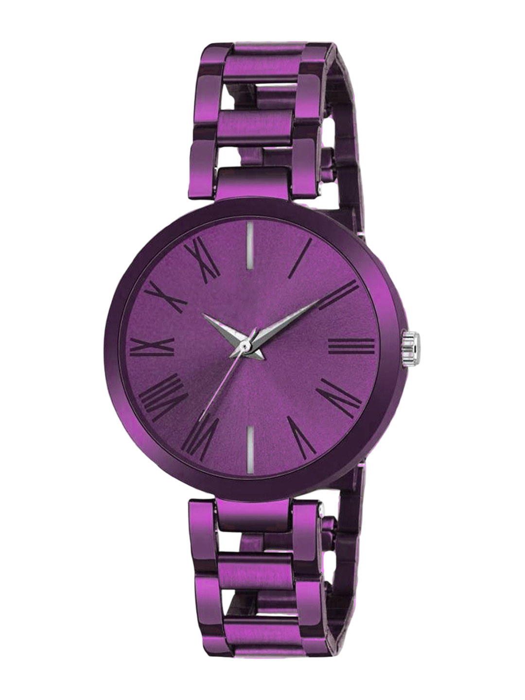THE SHOPOHOLIC Women Wrap Around Straps Analogue Watch Merable Purple