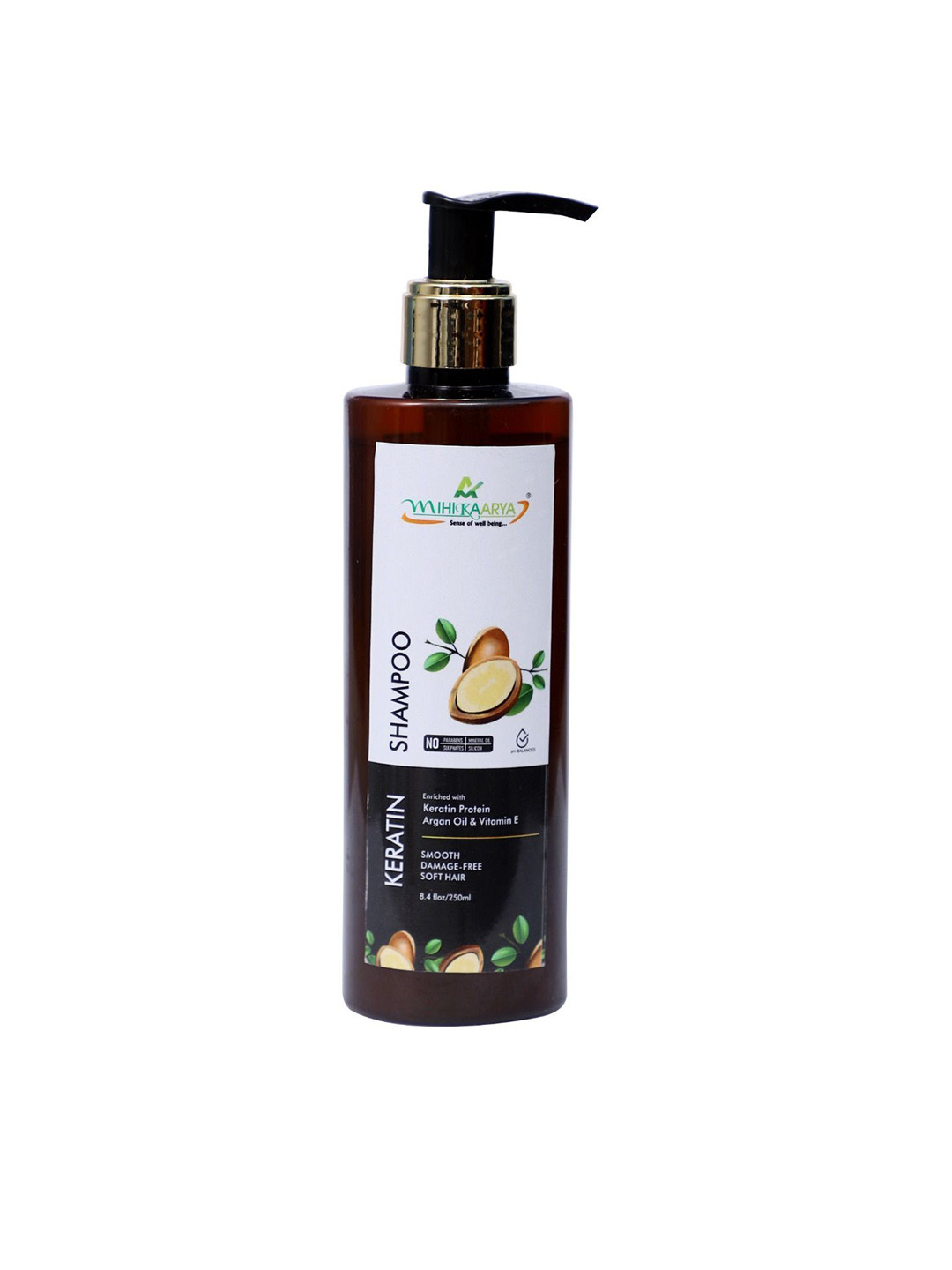 MIHIKAARYA Keratin Shampoo With Argan Oil - 250 ml