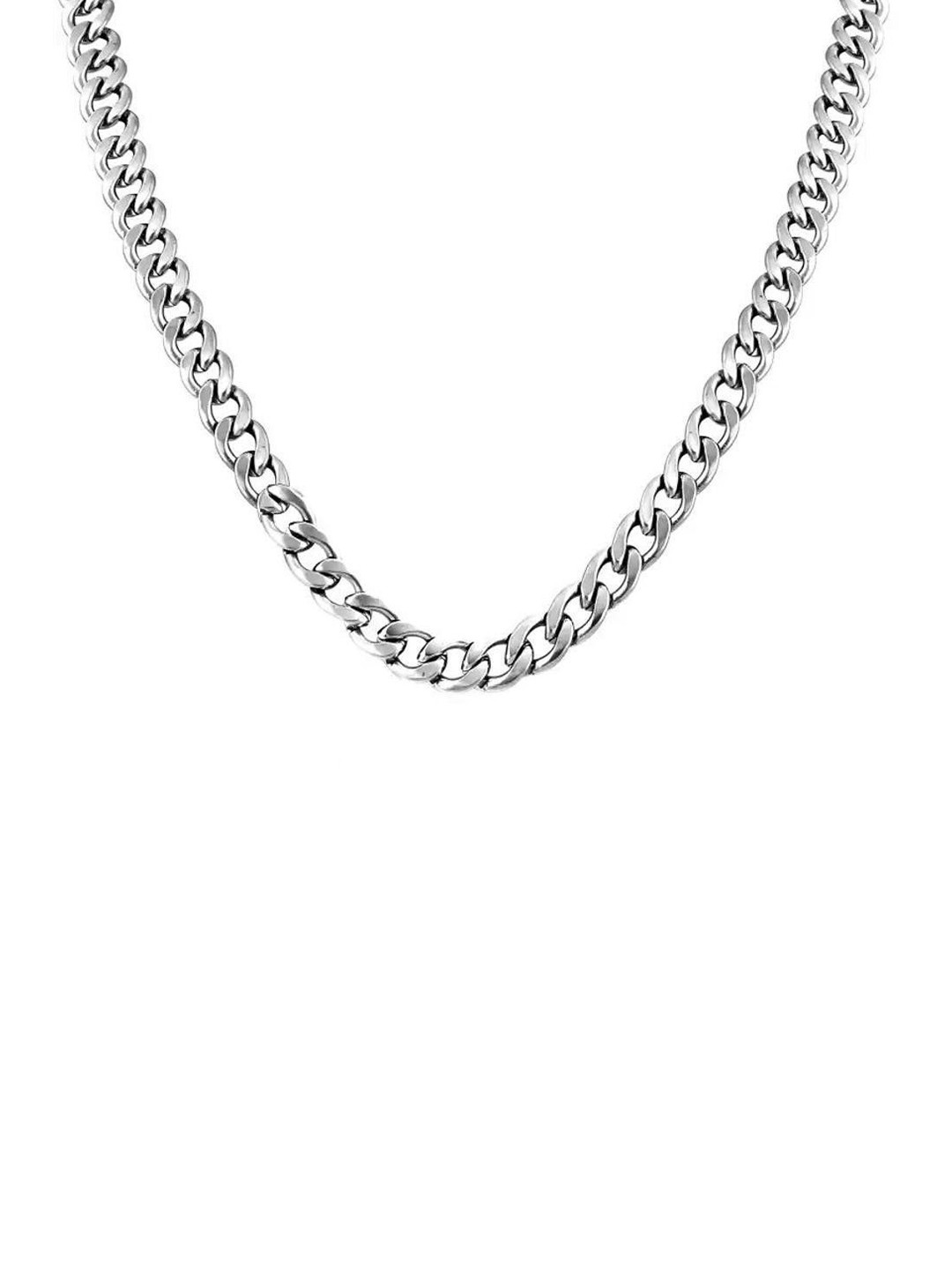 OPUS GEMS Men Opus-Silver Minimal Casual Chain