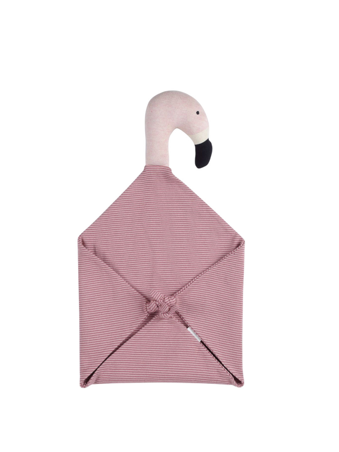 THE BABY TRUNK Kids Cotton Flamingo Security Blanket Toy