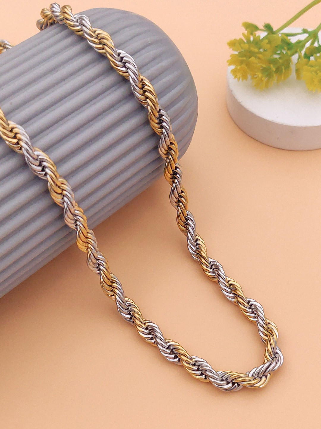 Moda Rapido Men Gold-Plated Chain