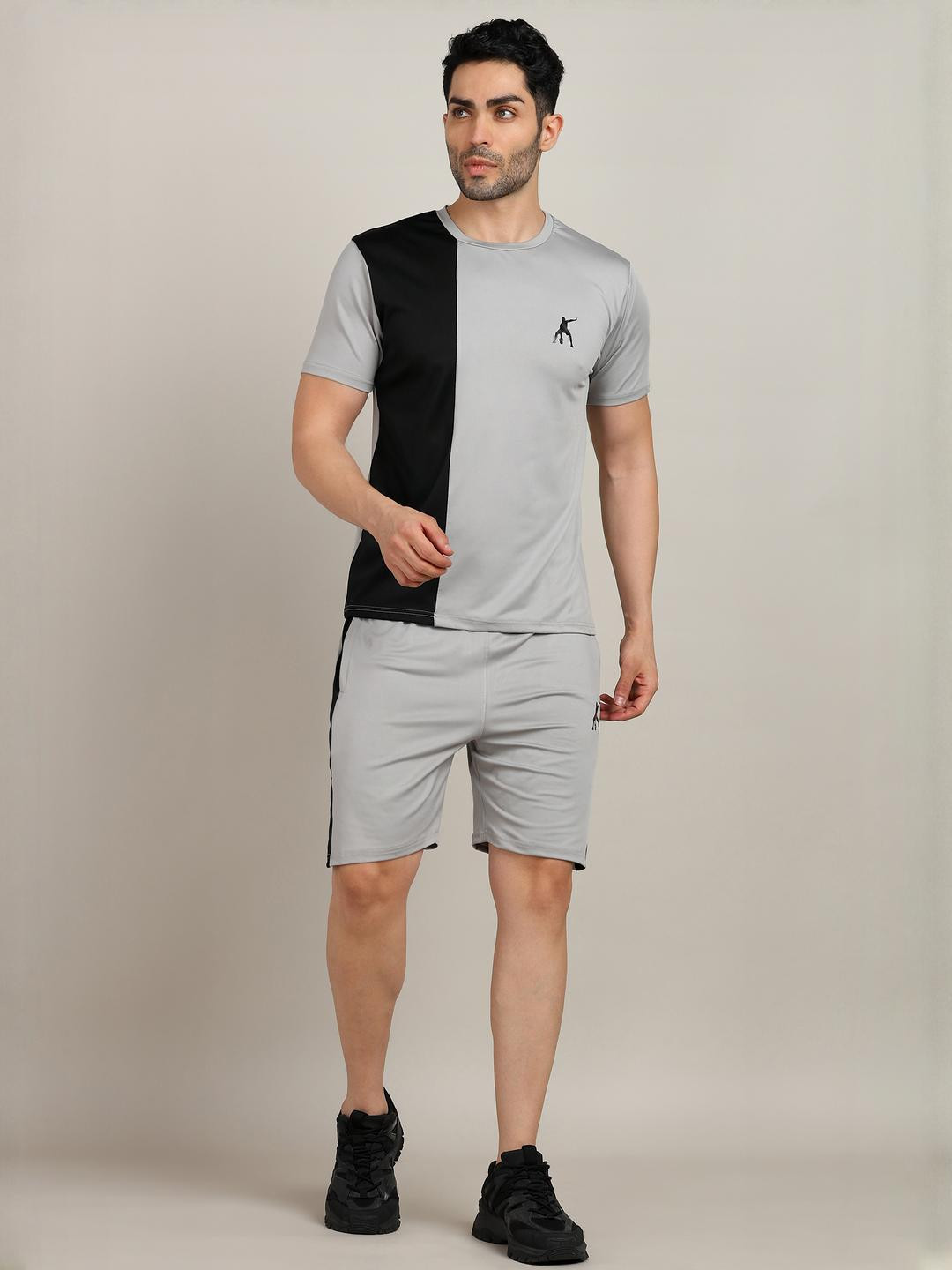 Preen Men Side Colour Different Co-ord Set