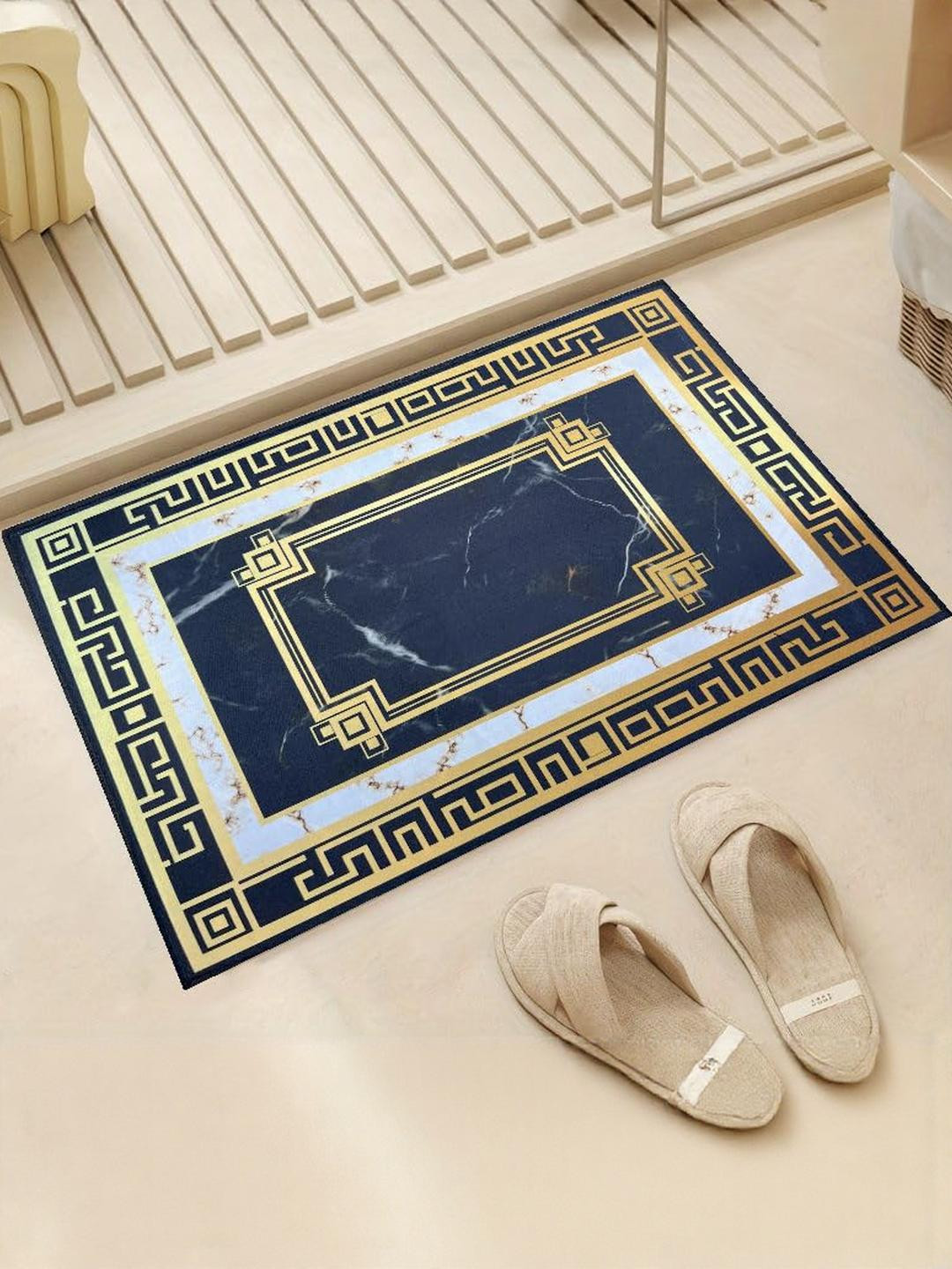 Elanza Pack of 1 2000GSM Microfibre Anti-Skid Bath Rugs