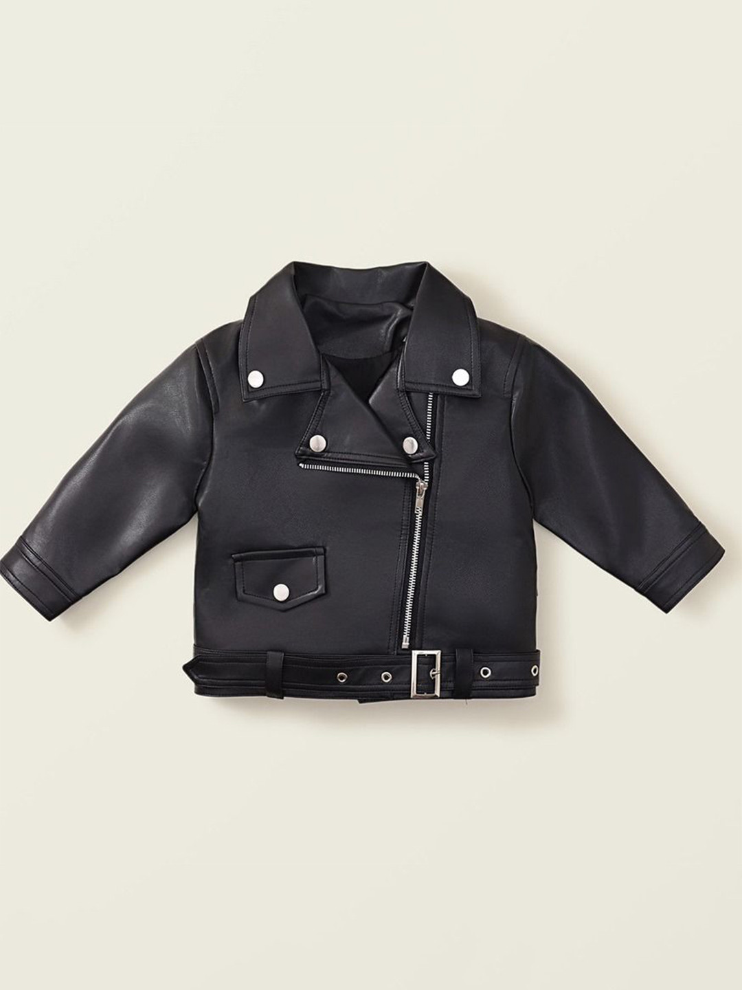YK Girls Lapel Collar Tailored Jacket