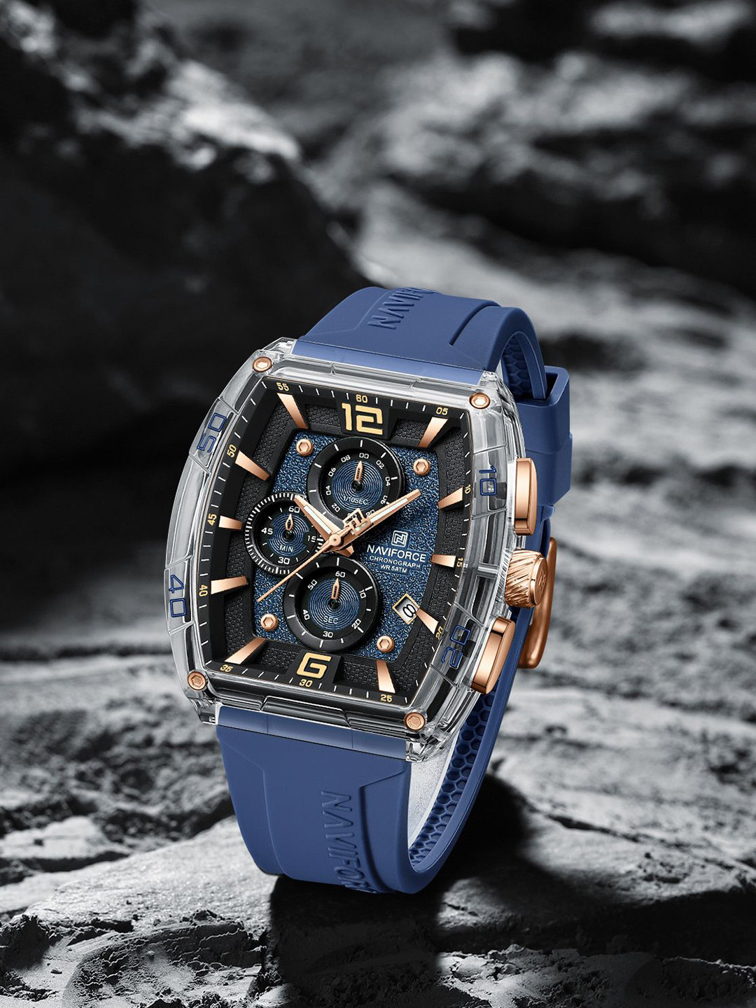 Naviforce Men Straps Analogue Watch NF6101_S Y BE