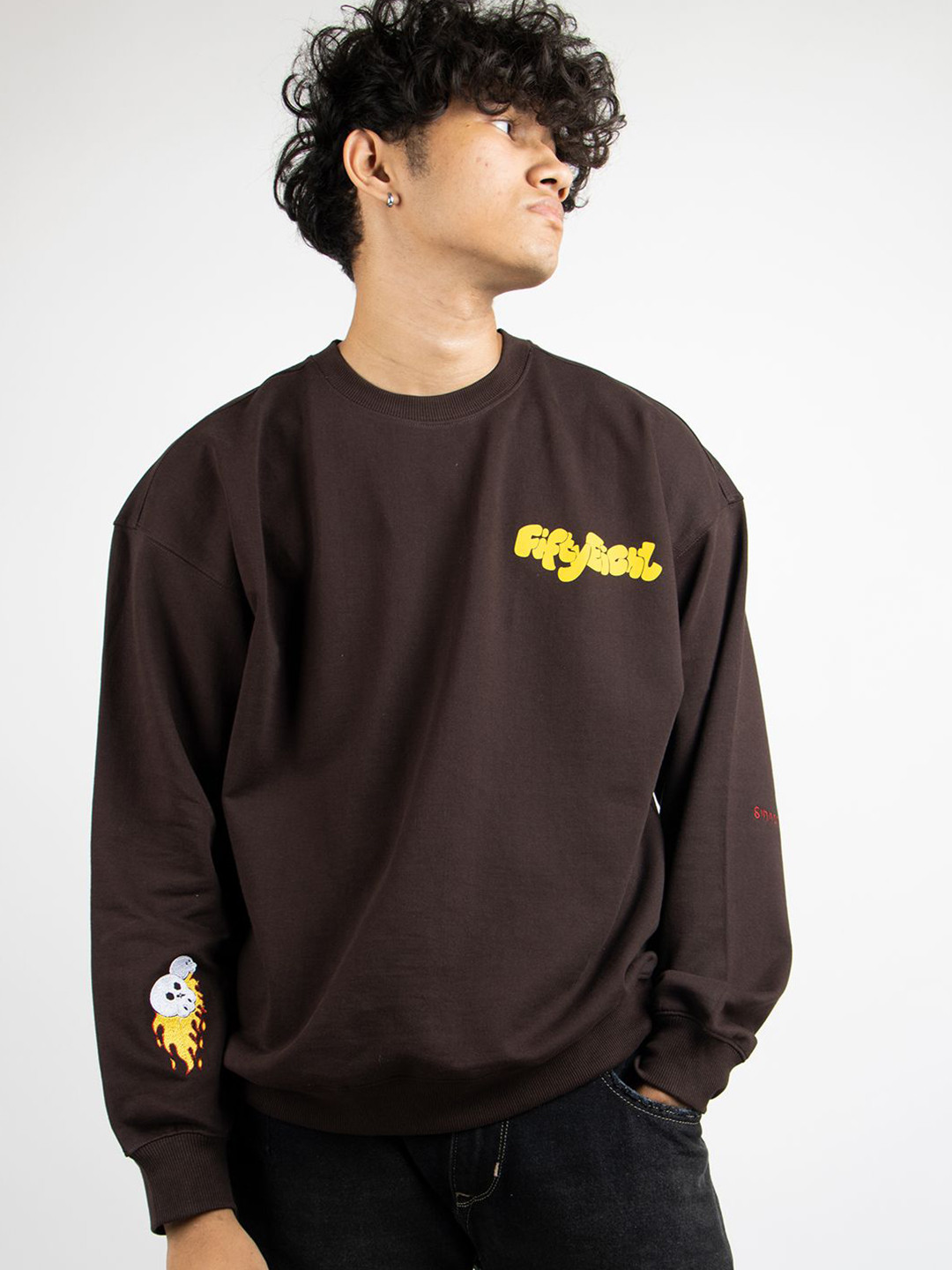 FiftyEight Men New Sinner Sweatshirt