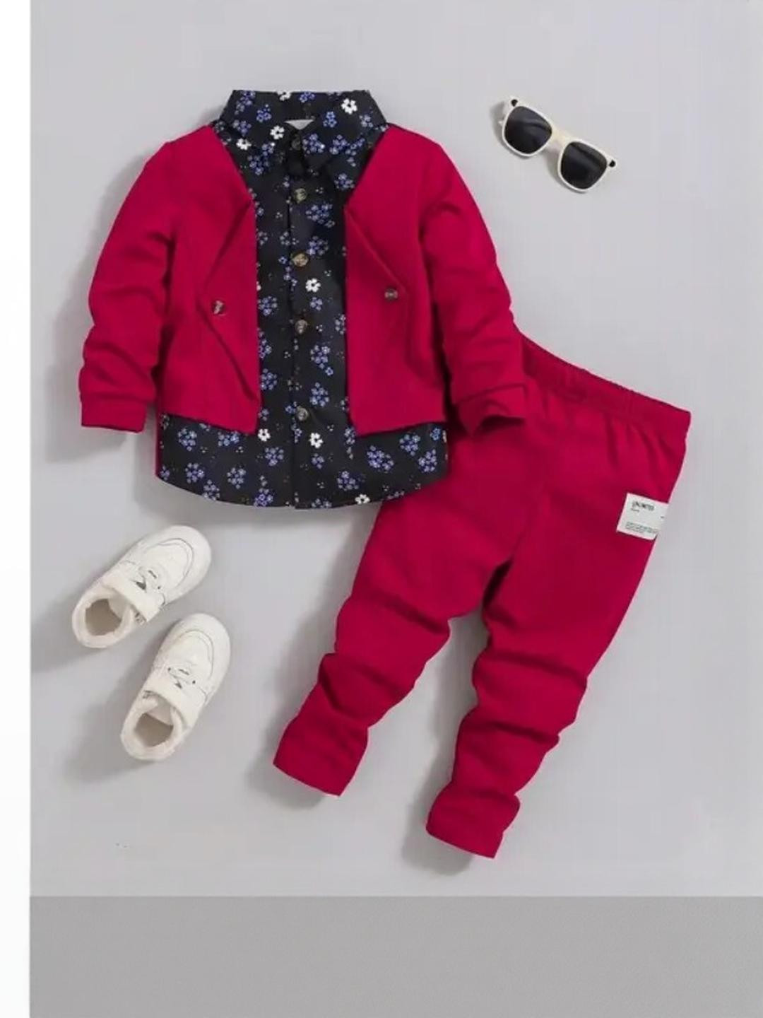 RIVEREYE Kids Red Clothing Set