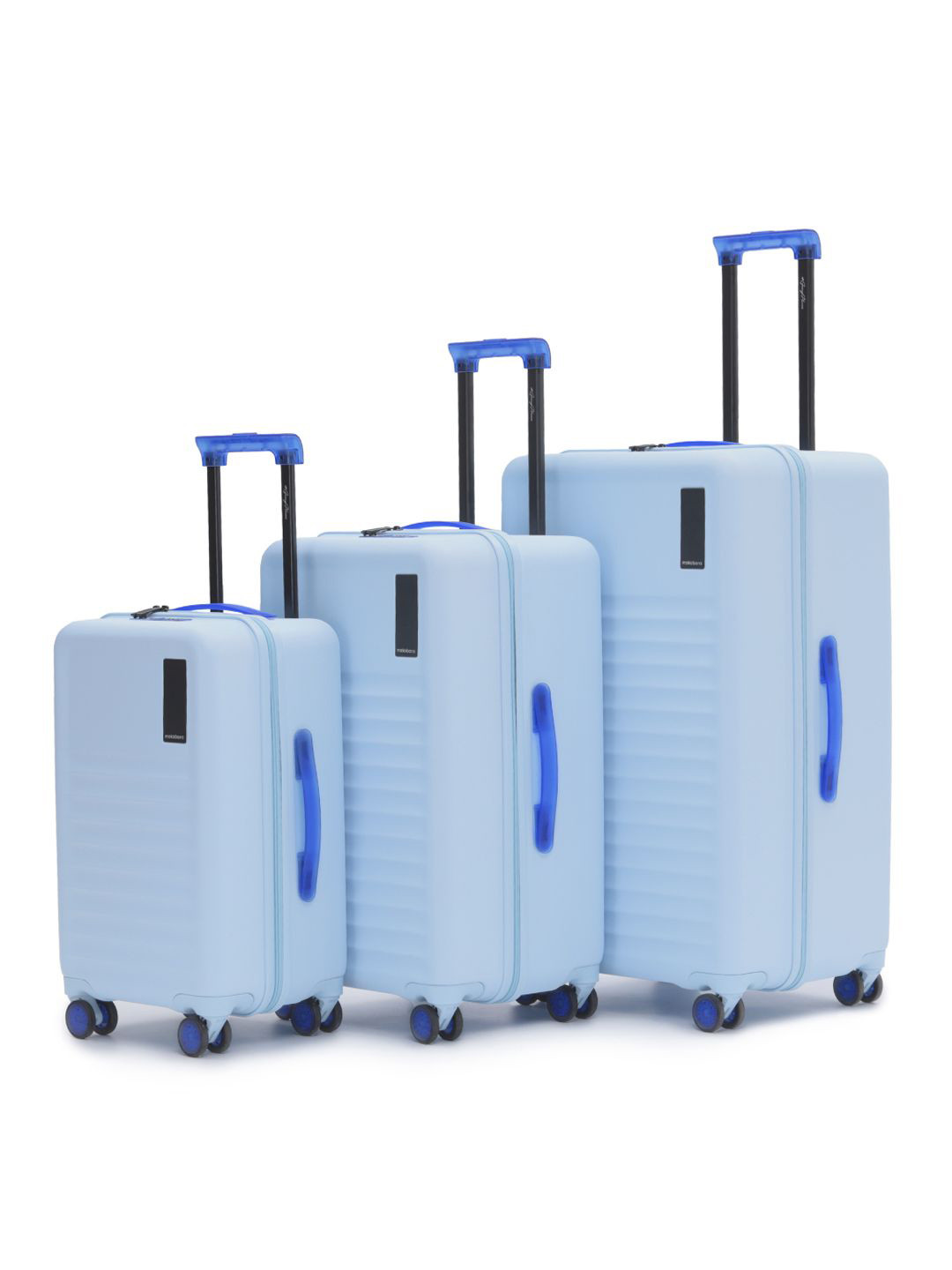 MOKOBARA The Aisle Trunk Set Of 3 Textured Hard-Sided Trolley Bags