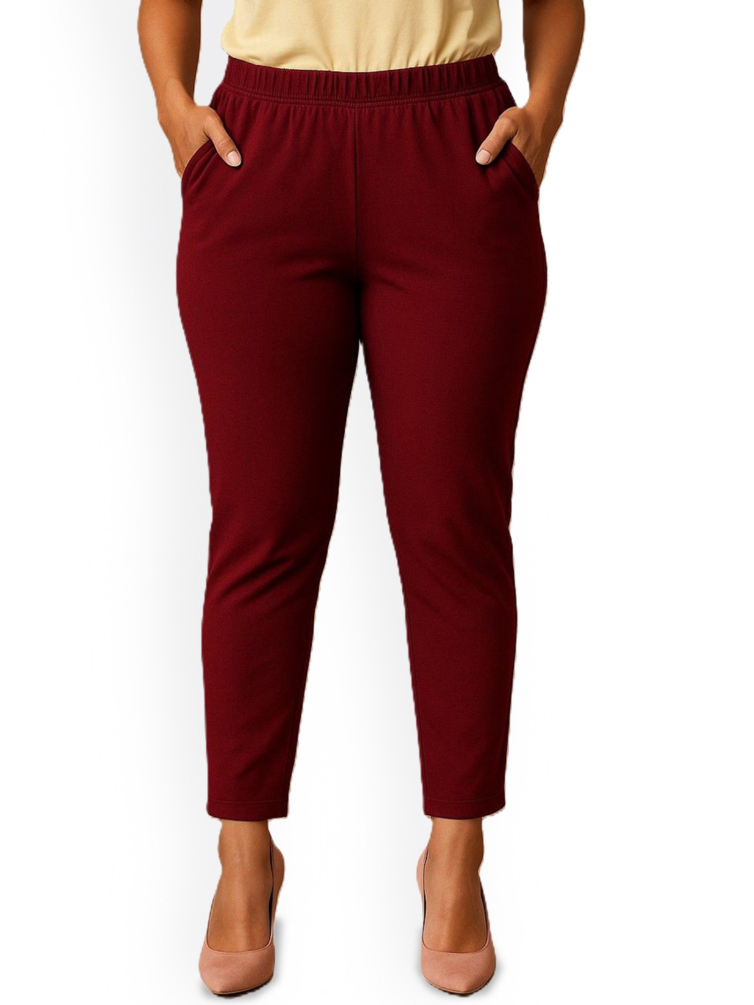 EcoLove Women Maroon Track Pants