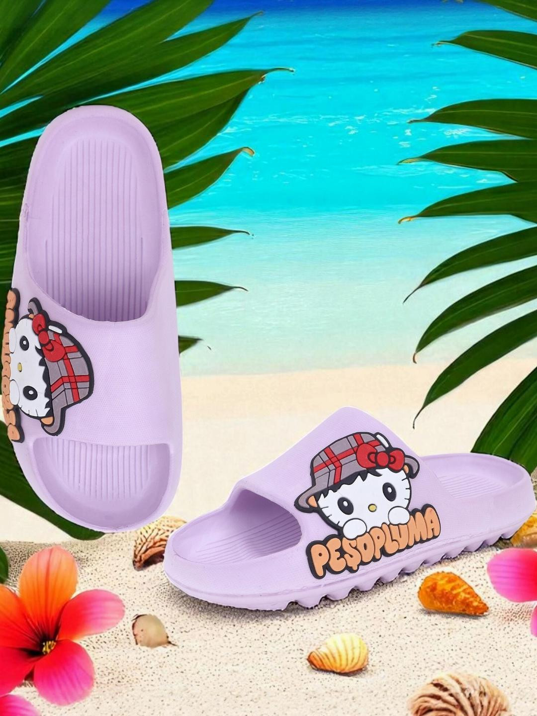 KAPYANSH Women Purple Flip Flops