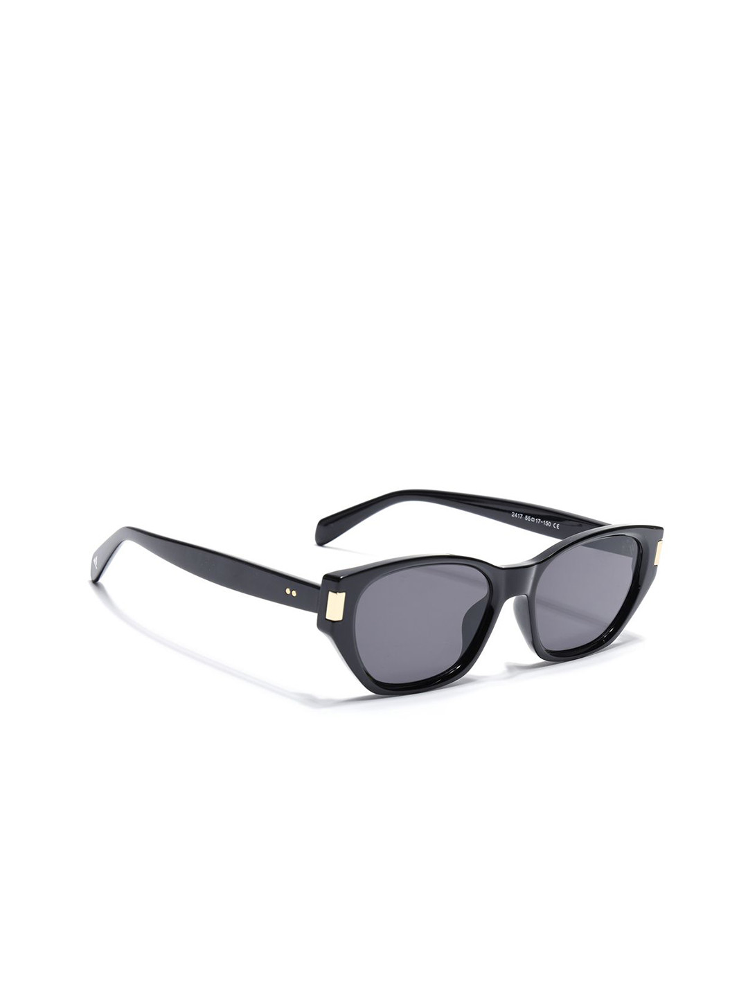 Voyage Rectangle Polarized Sunglasses (Black Lens | Black Frame - MG7262) 2417MG7262