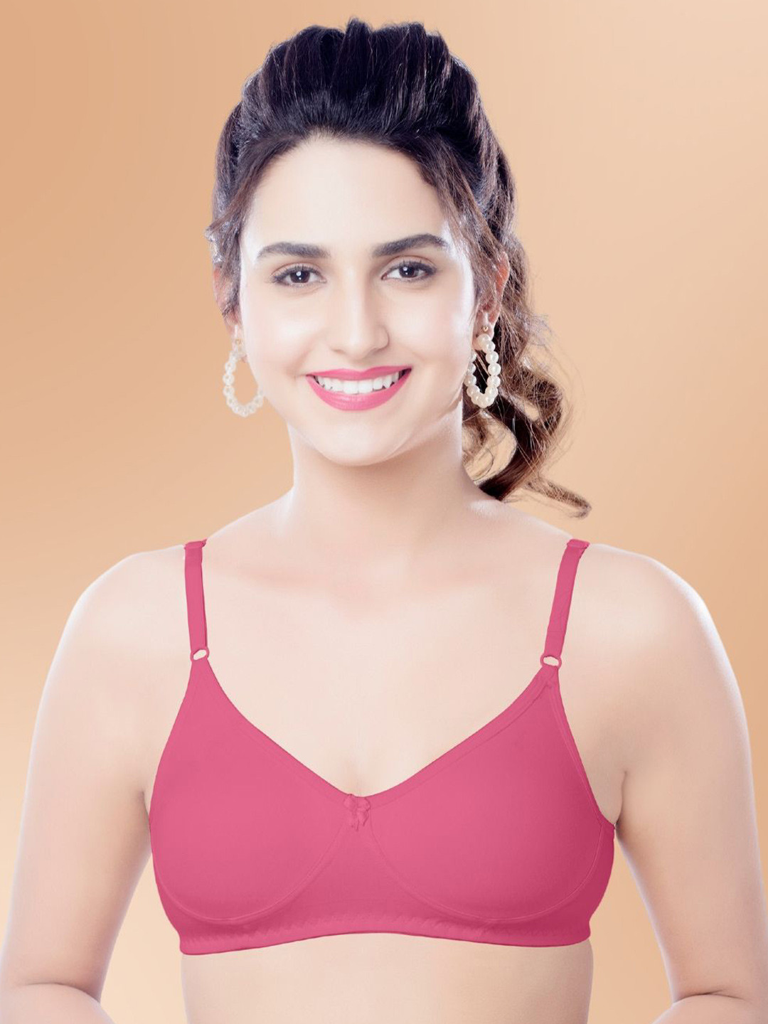 BRIDA LADIES INNERWEAR Women Half Coverage Non Padded T-shirt Bra