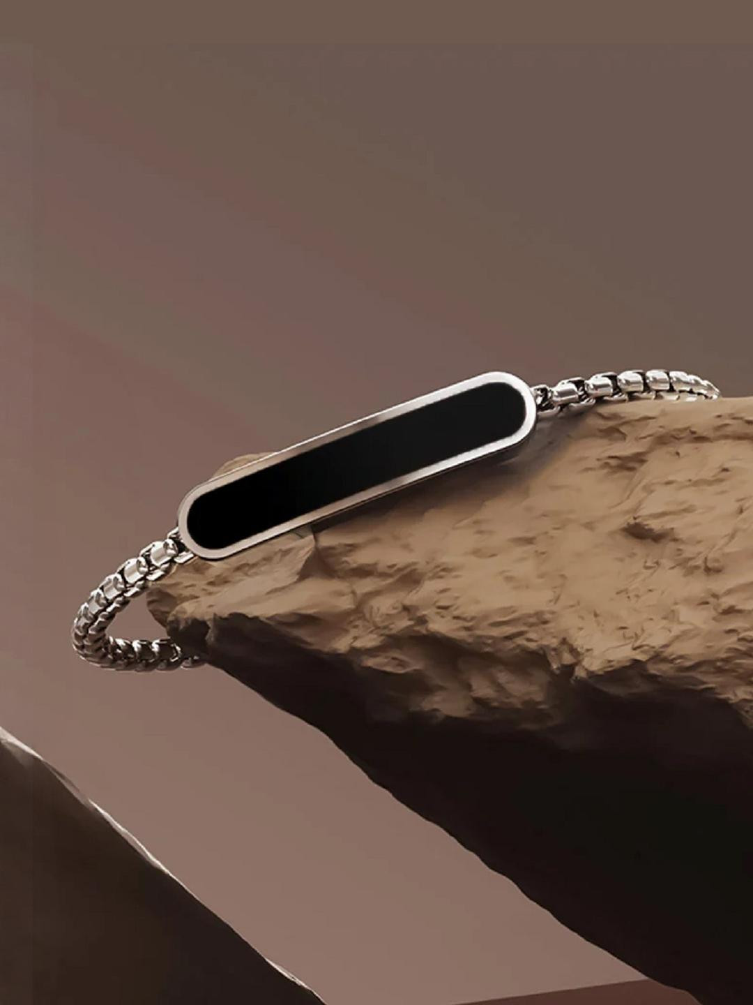 Stylic Unisex Silver Bracelet