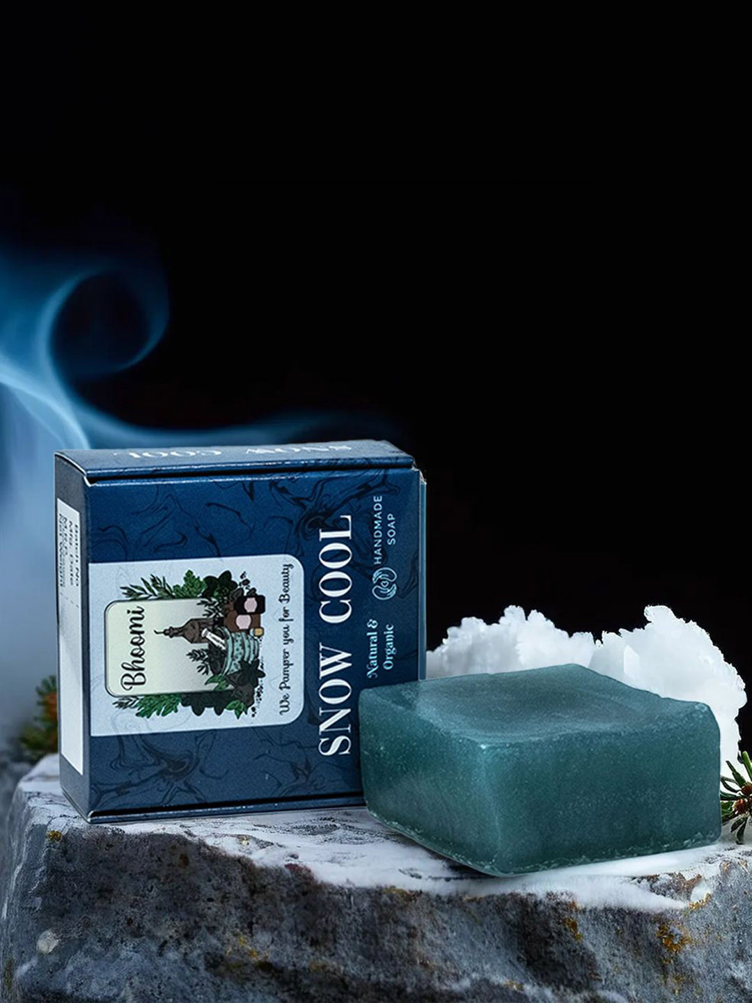 BHOOMI HERBAL INDIA Set Of 3 Snow Cool Soaps - 90 g Each