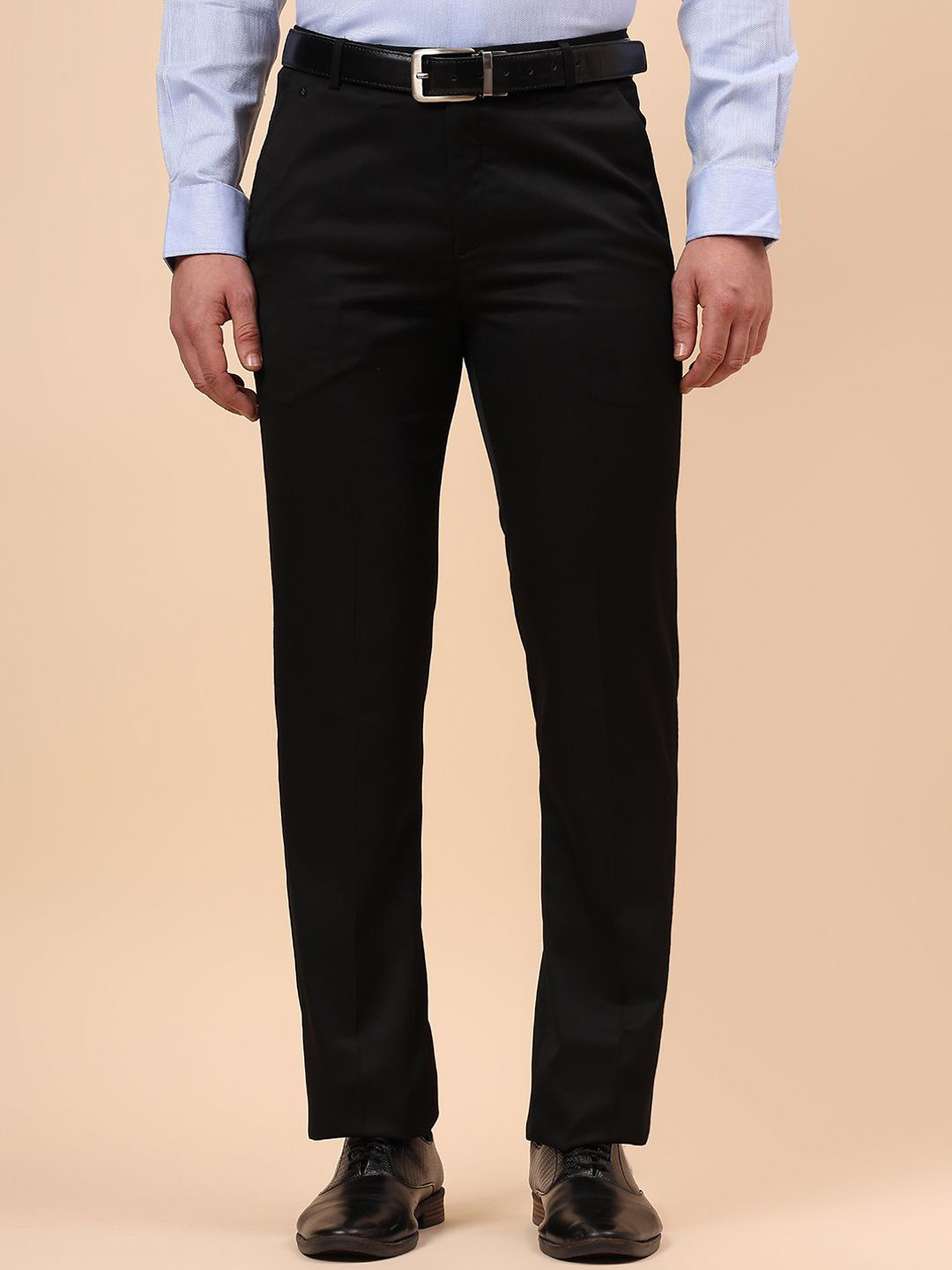 Cantabil Men Comfort Regular Fit Formal Trousers