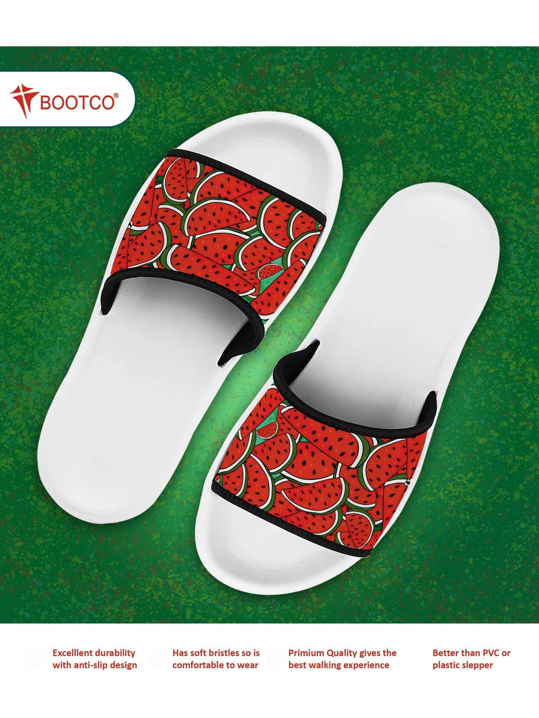 BOOTCO Women Red Rubber Room Slippers