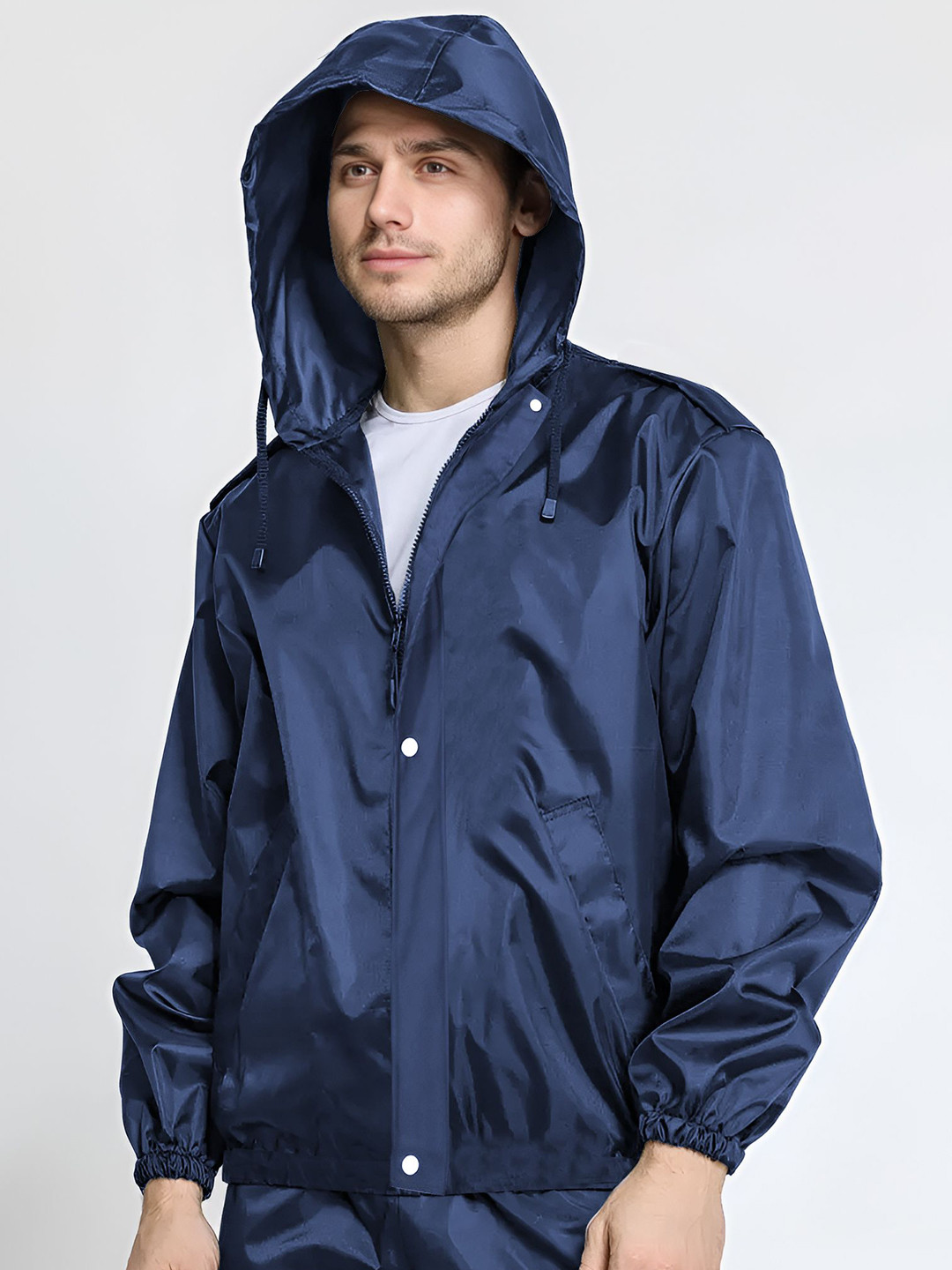 CAMISON Hooded Fabulous Reversible Raincoat