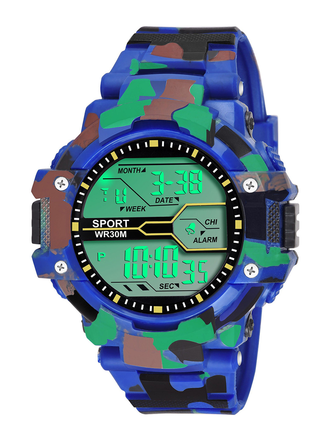 THE SHOPOHOLIC Men Dial & Straps Analogue Watch Ar-Blue