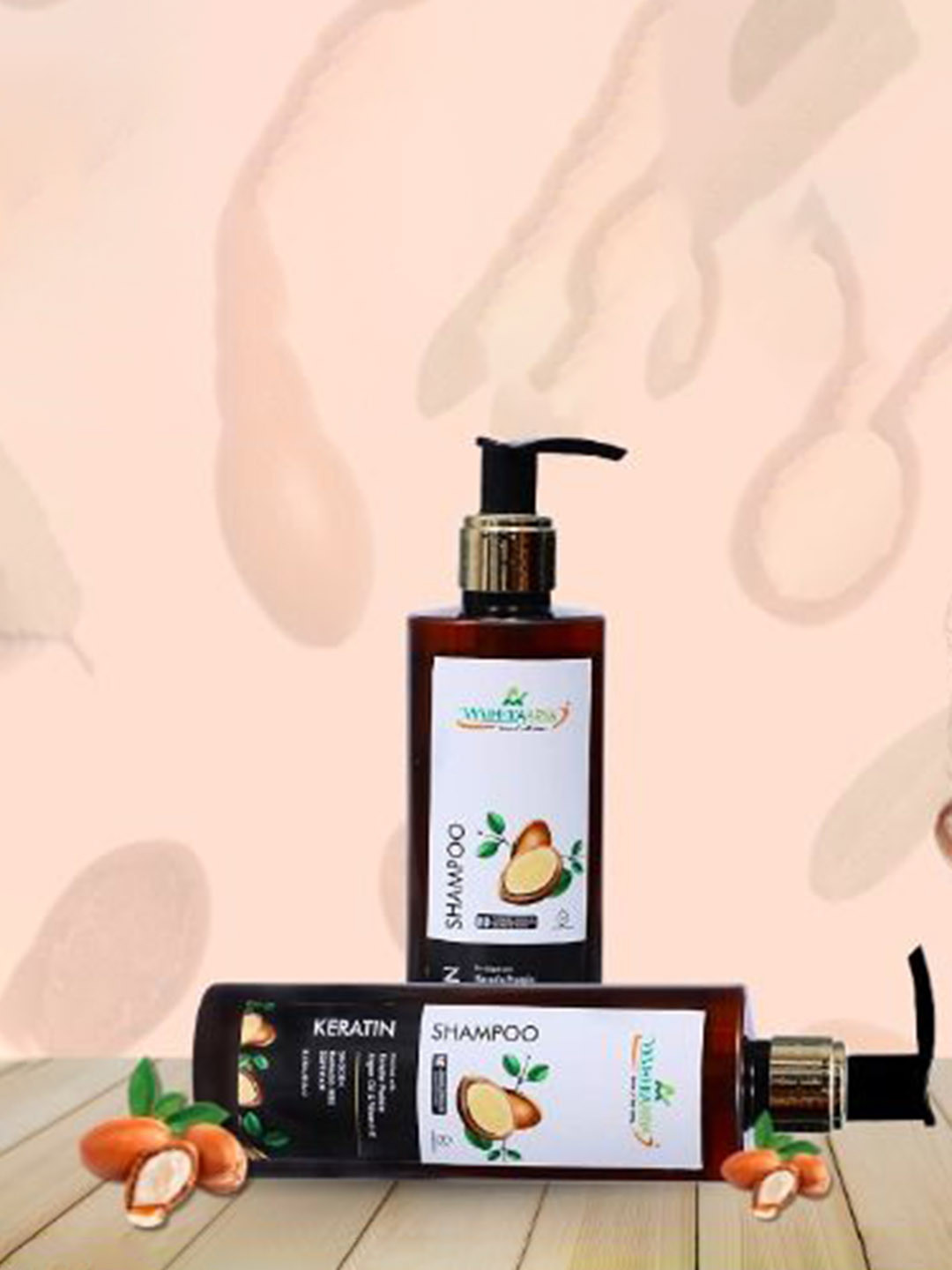 MIHIKAARYA Set Of 2 Keratin Shampoo With Argon Oil - 250 ml Each