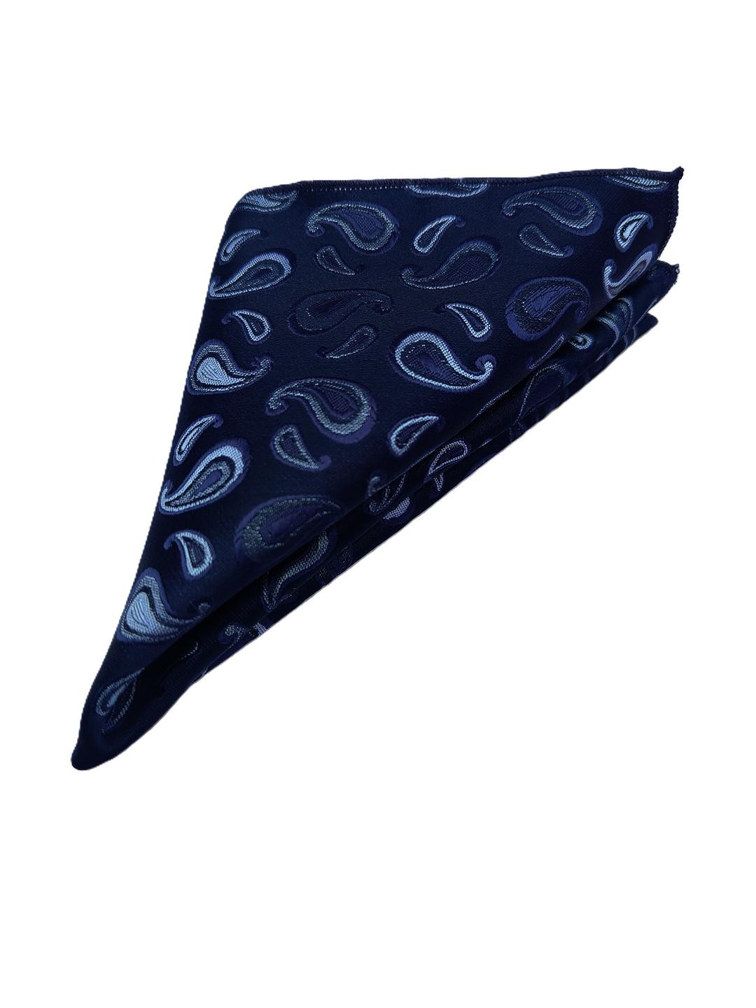 VOICI Paisley Blue Pocket Square