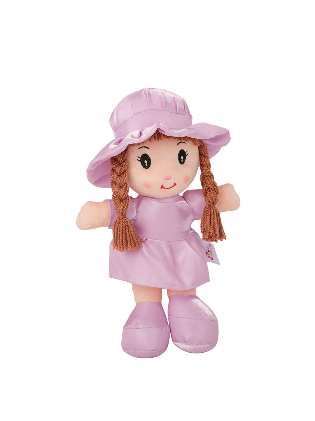 DukieKooky Kids Polyfill Doll with Sun Hat and Braided Hair Soft Toys and Dolls