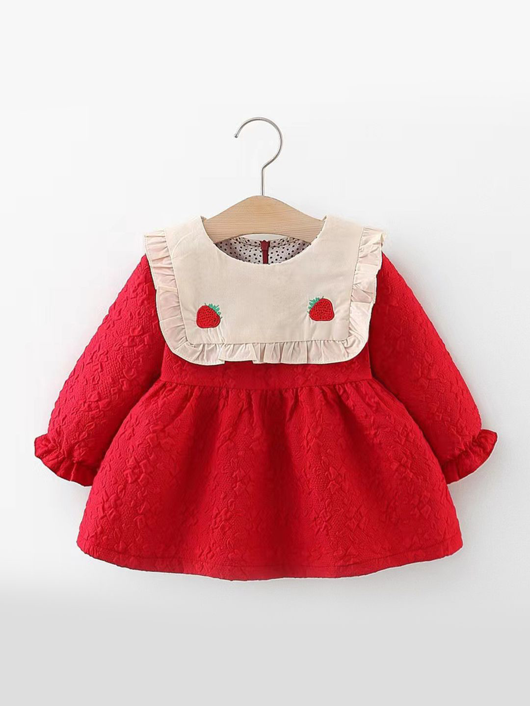 YK Girls Puff Sleeves Dress