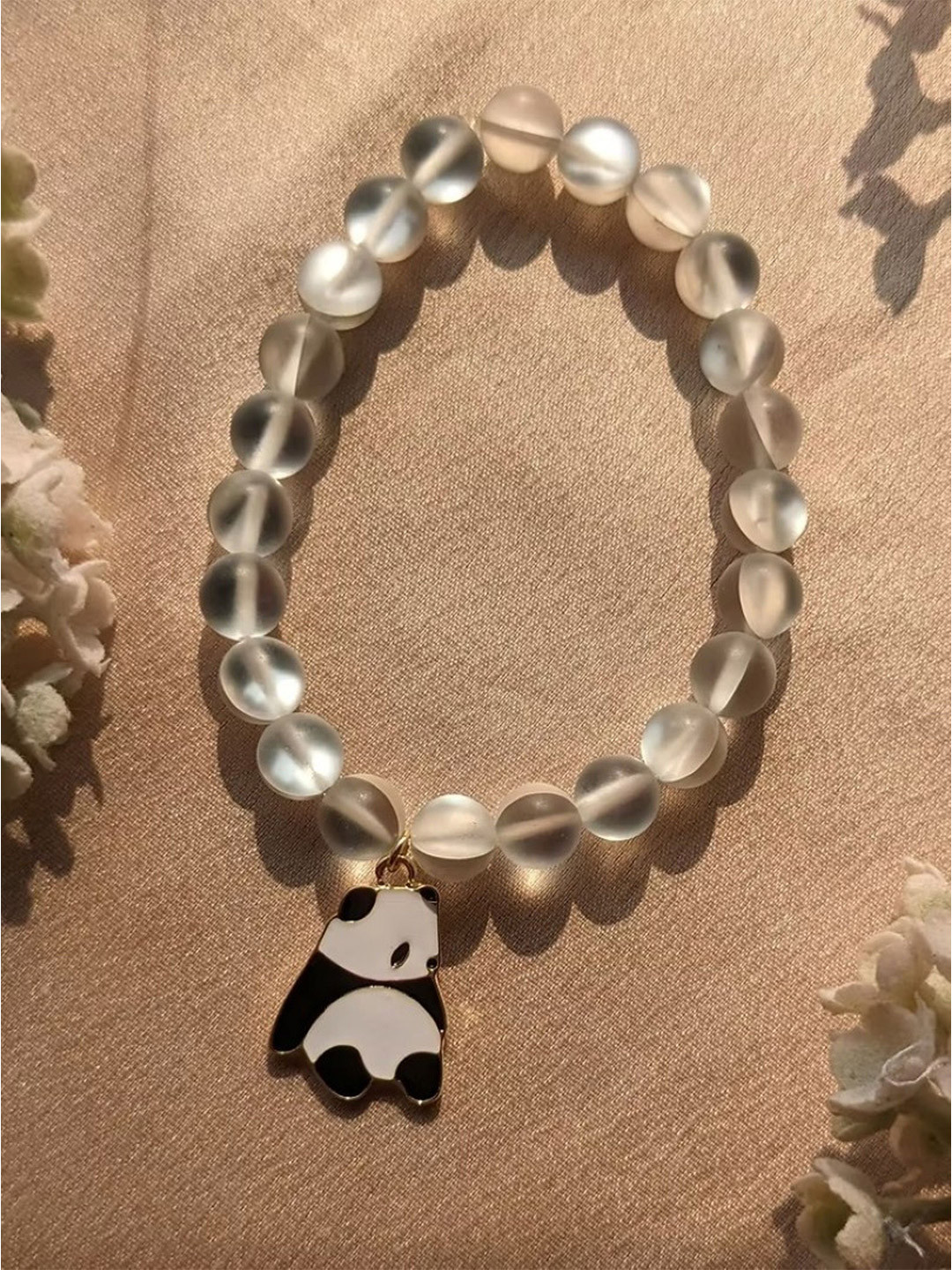 RICHALE Unisex Charm Elasticated Bracelet