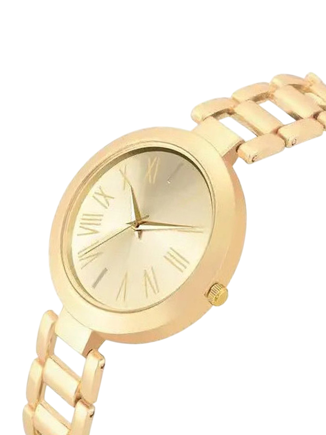 THE SHOPOHOLIC Women Dial & Bracelet Style Straps Analogue Watch Merable Gold