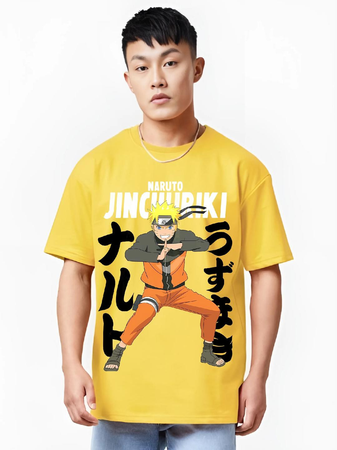 MEGAKART Uzumaki Naruto Oversized Tee - Anime Vibes, Street Ready