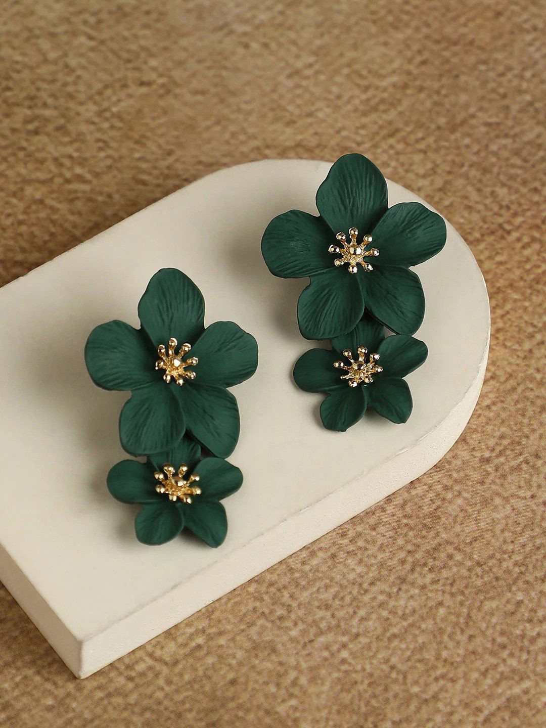 OPUS GEMS Floral Shaped Party Studs