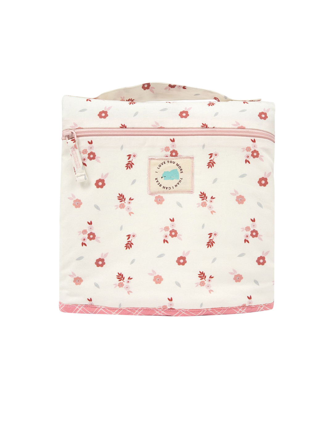 TIDY SLEEP Printed Pure Cotton Diaper & Travel Mat Blossom