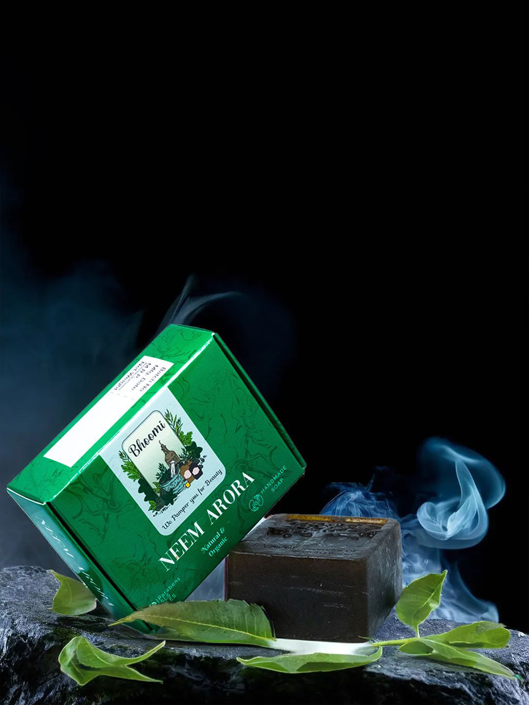 BHOOMI HERBAL INDIA Set Of 3 Neem Arora Soaps - 140 g Each