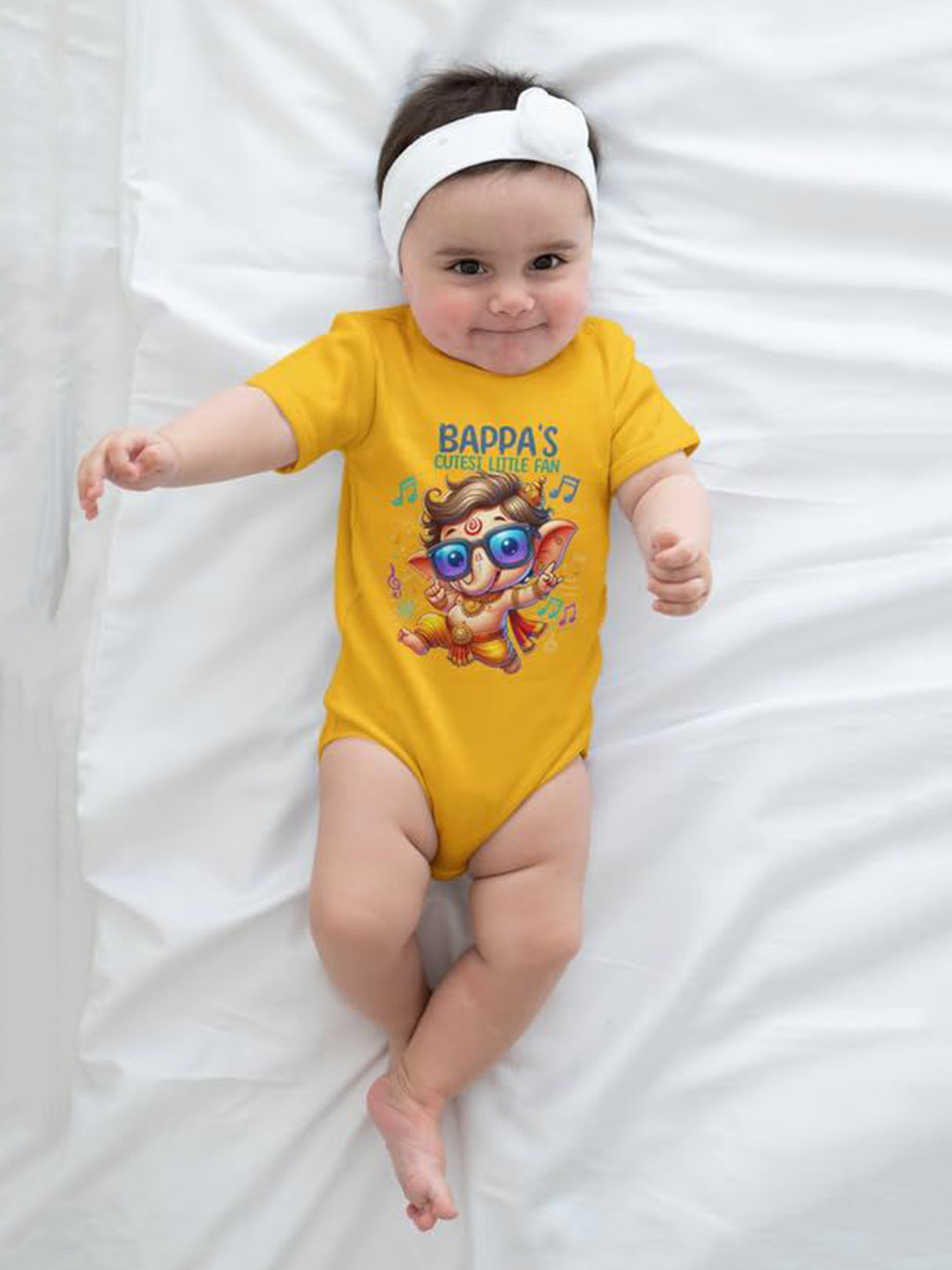 karmikh clothing & lifestyle Infant Kids Printed Cotton Bodysuit