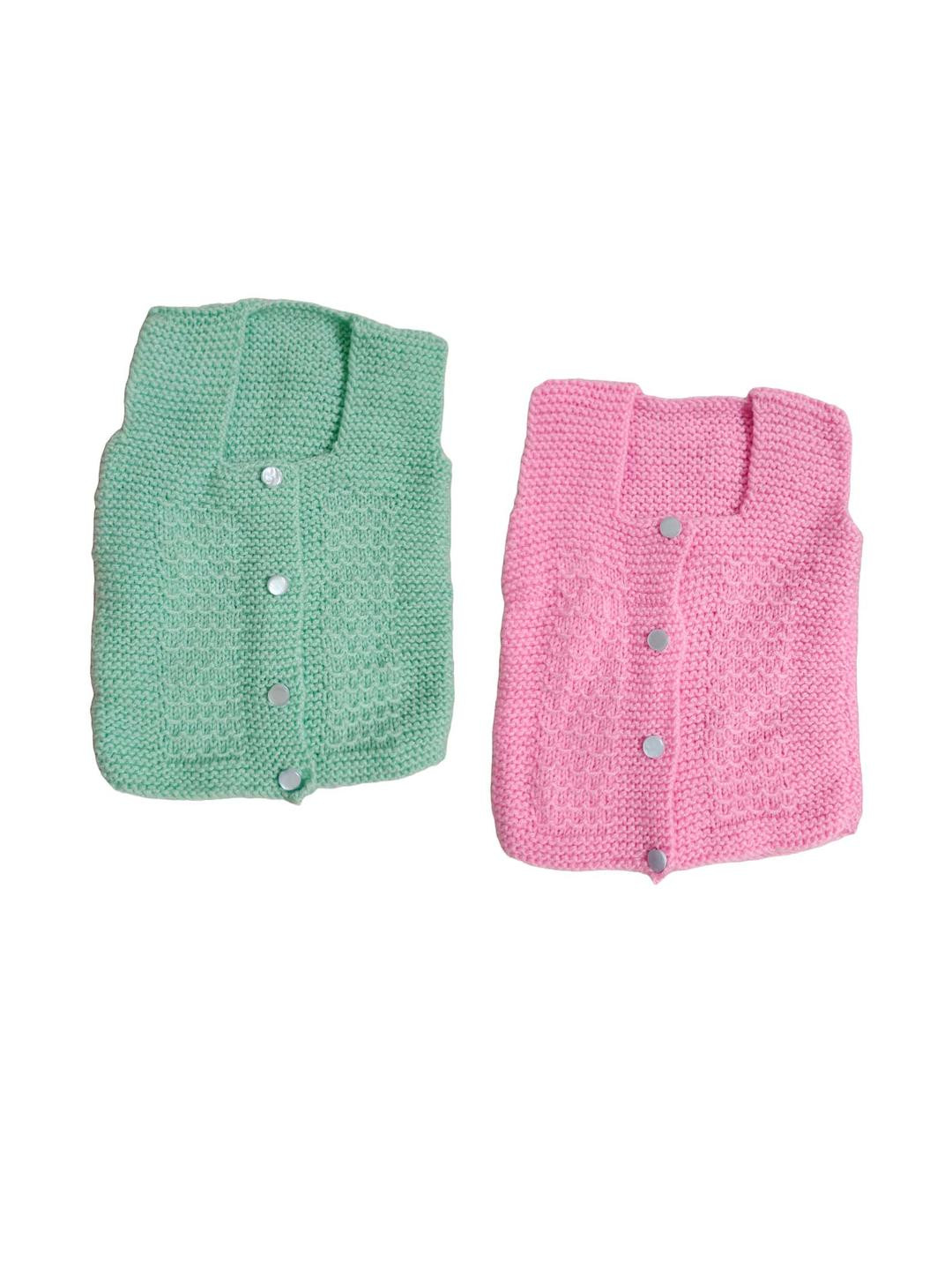 Cute Collection Kids Striped Woollen Sweater Vest