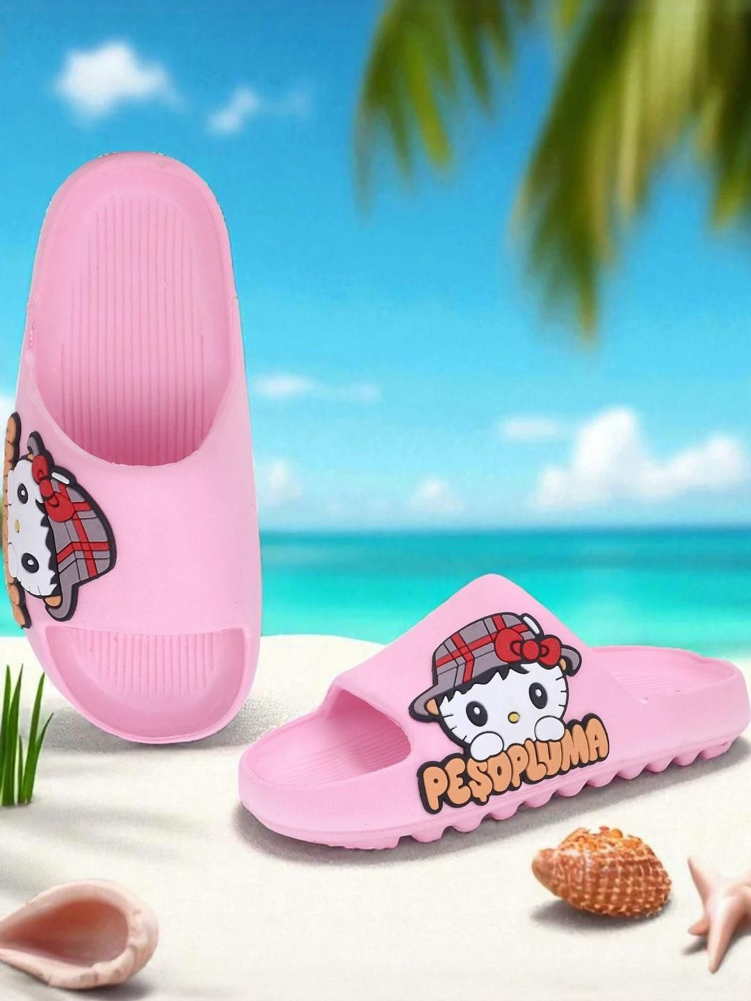 KAPYANSH Women Pink Flip Flops