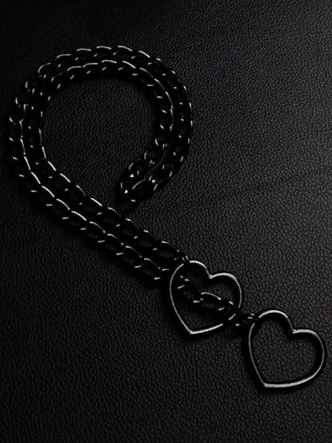 OPUS GEMS Heart Shaped Minimal Heart In Heart Chain